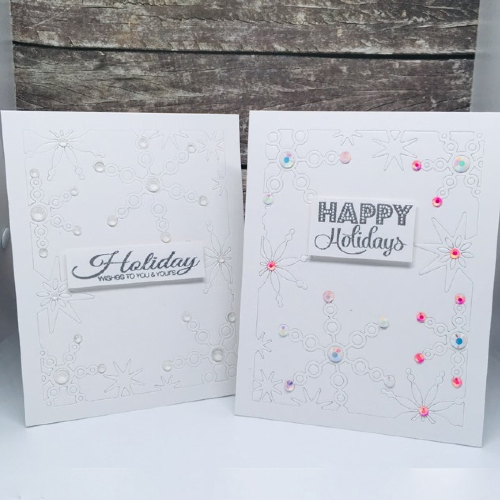 Snowflakes Background Frame Cutting Die