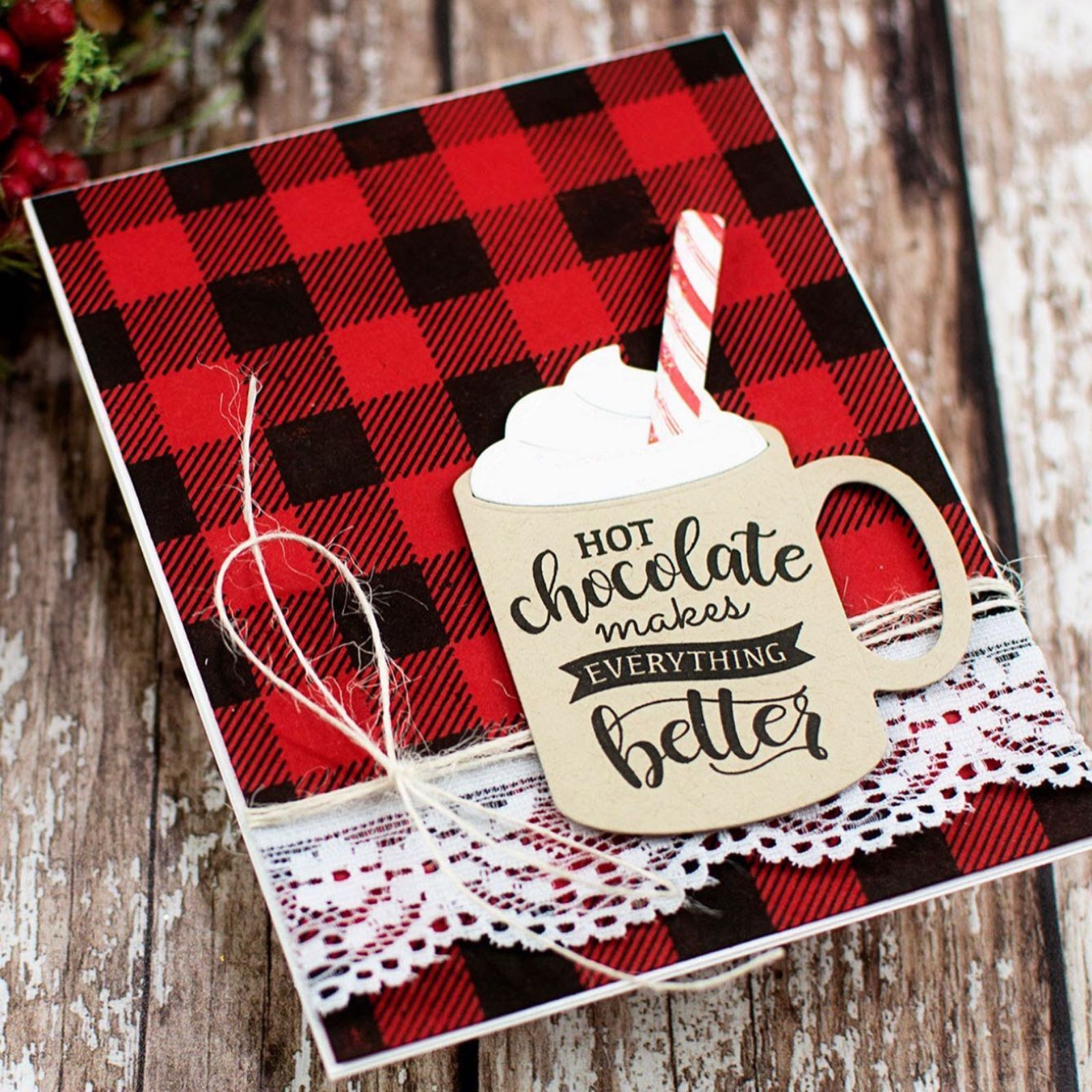 Make Your Own Hot Chocolate Cutting & Embossing Dies