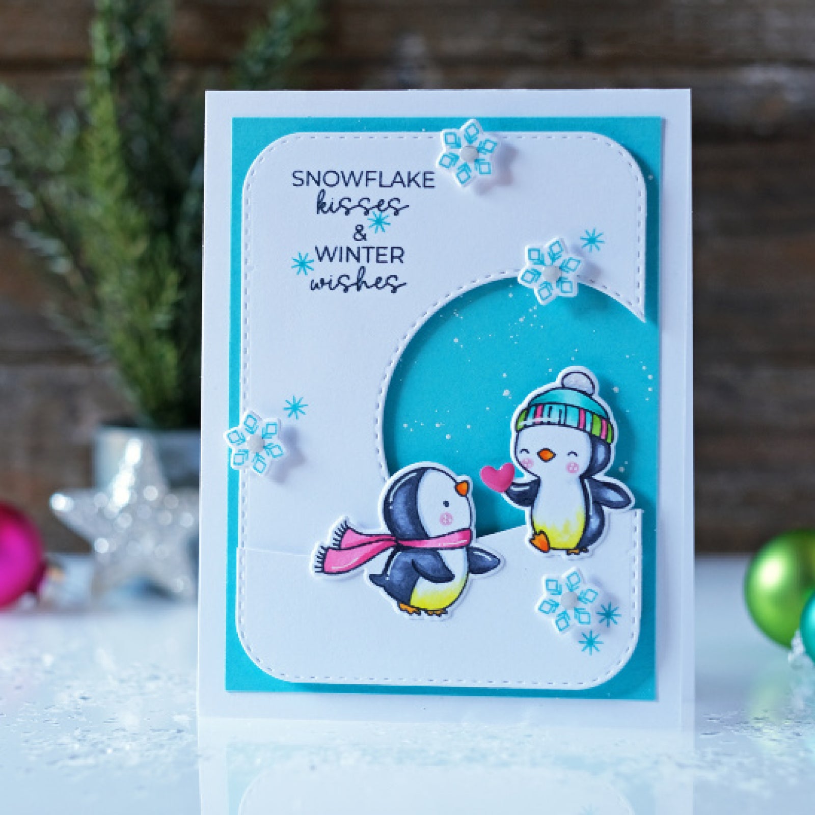 Oh What Fun Winter Animal Friends Cutting Dies & Stamps Set