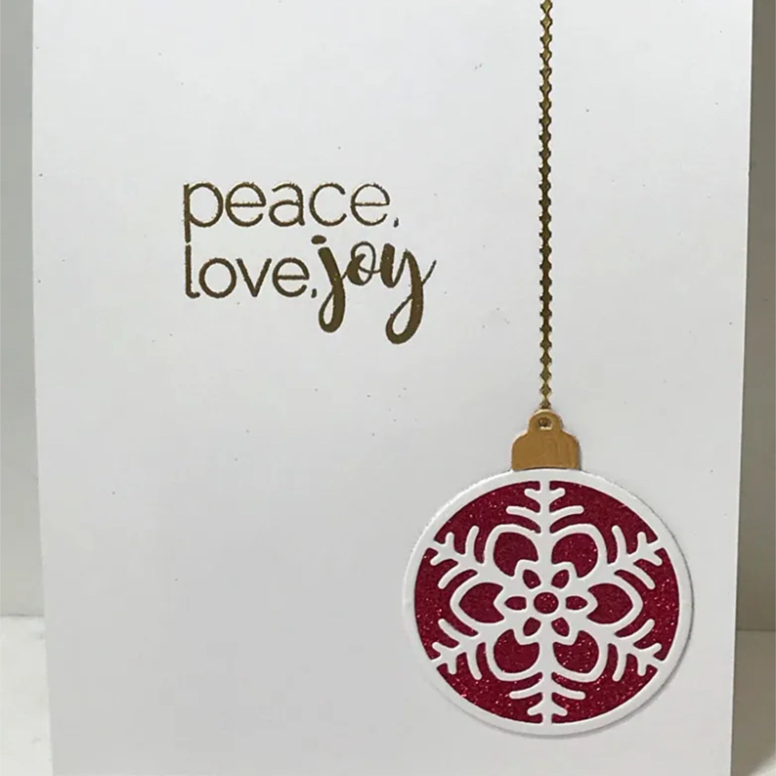 Layering Christmas Ornaments Cutting Dies