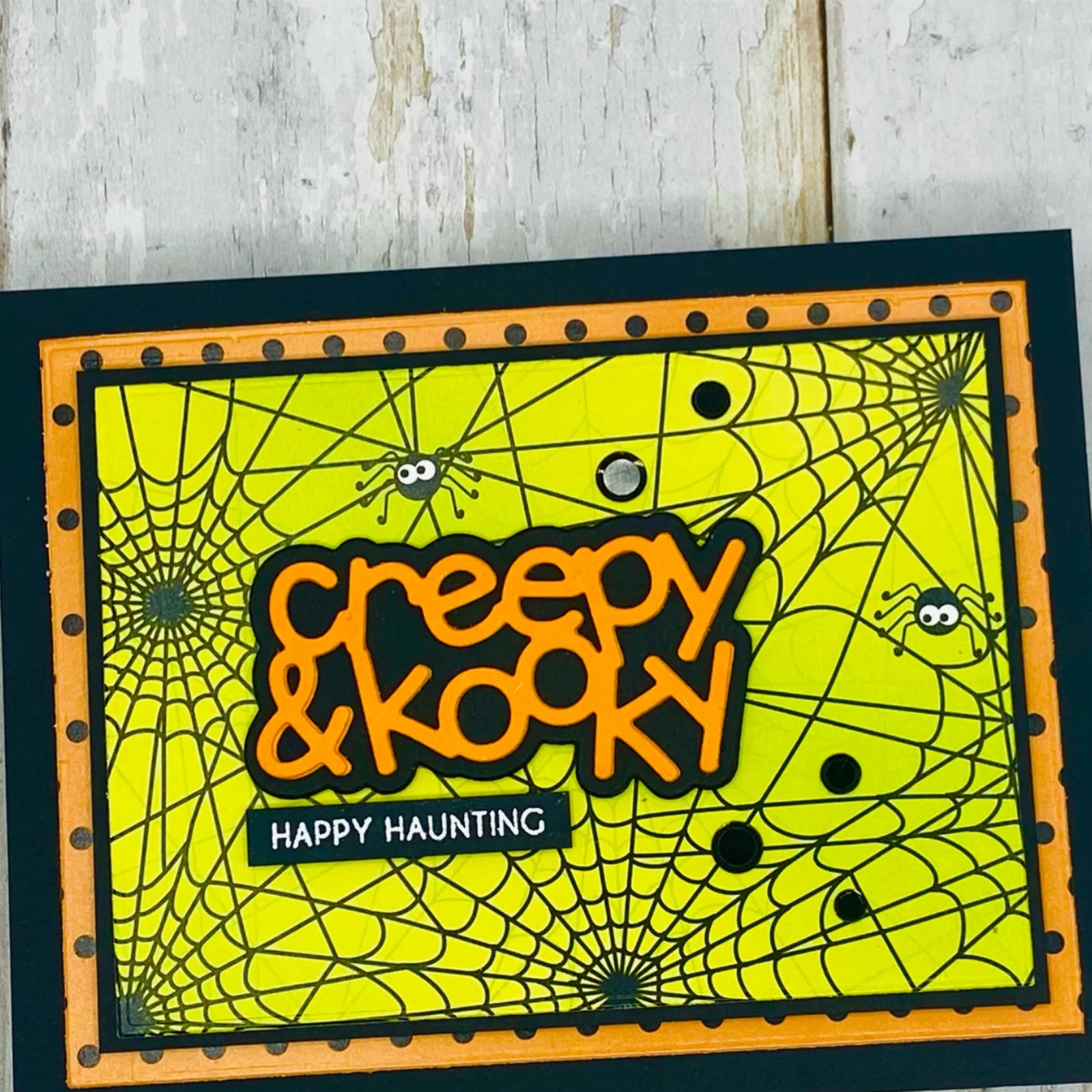 Halloween Phrases w Shadows Cutting Dies