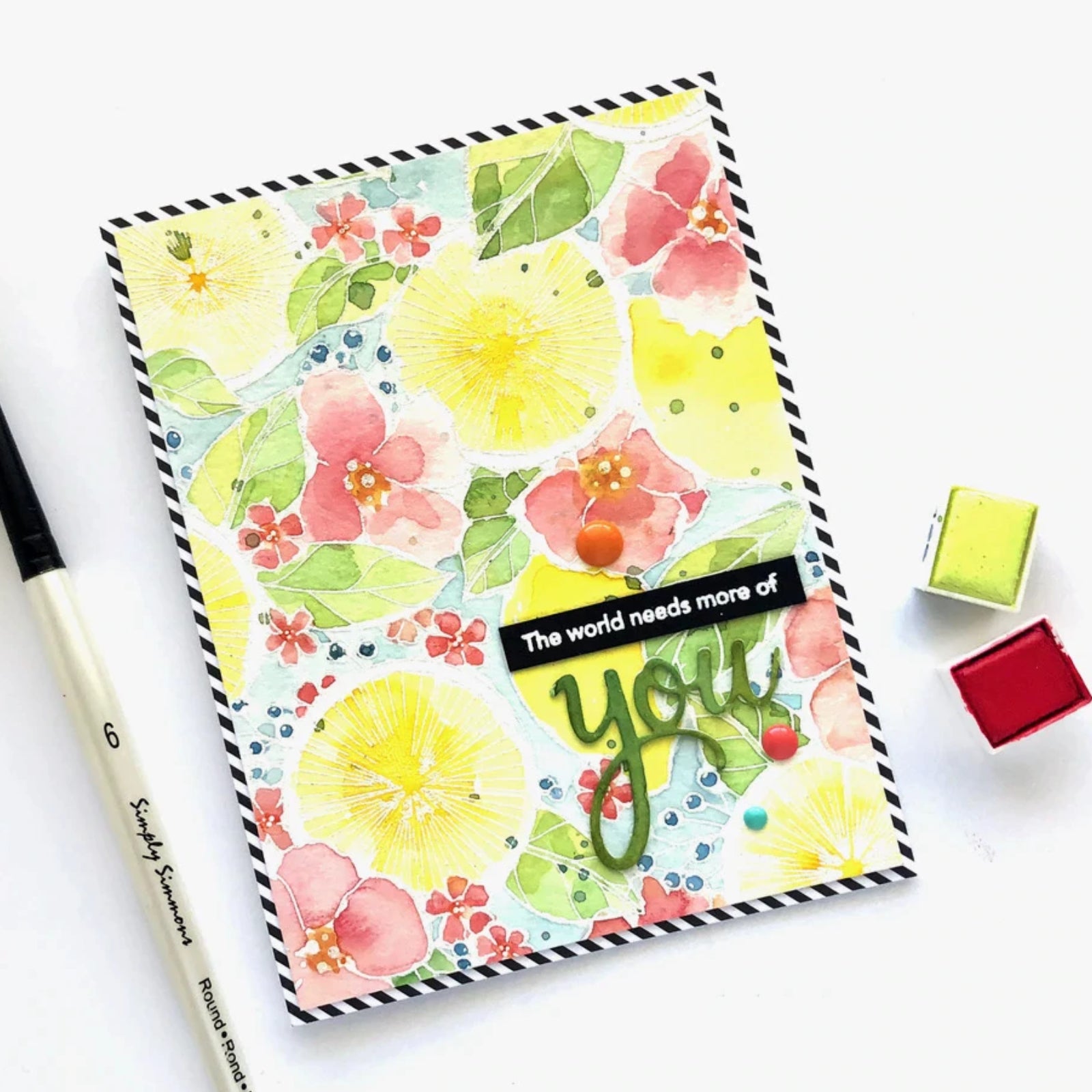 You Are Amazing Sentiment Words w Shadows Cutting Dies