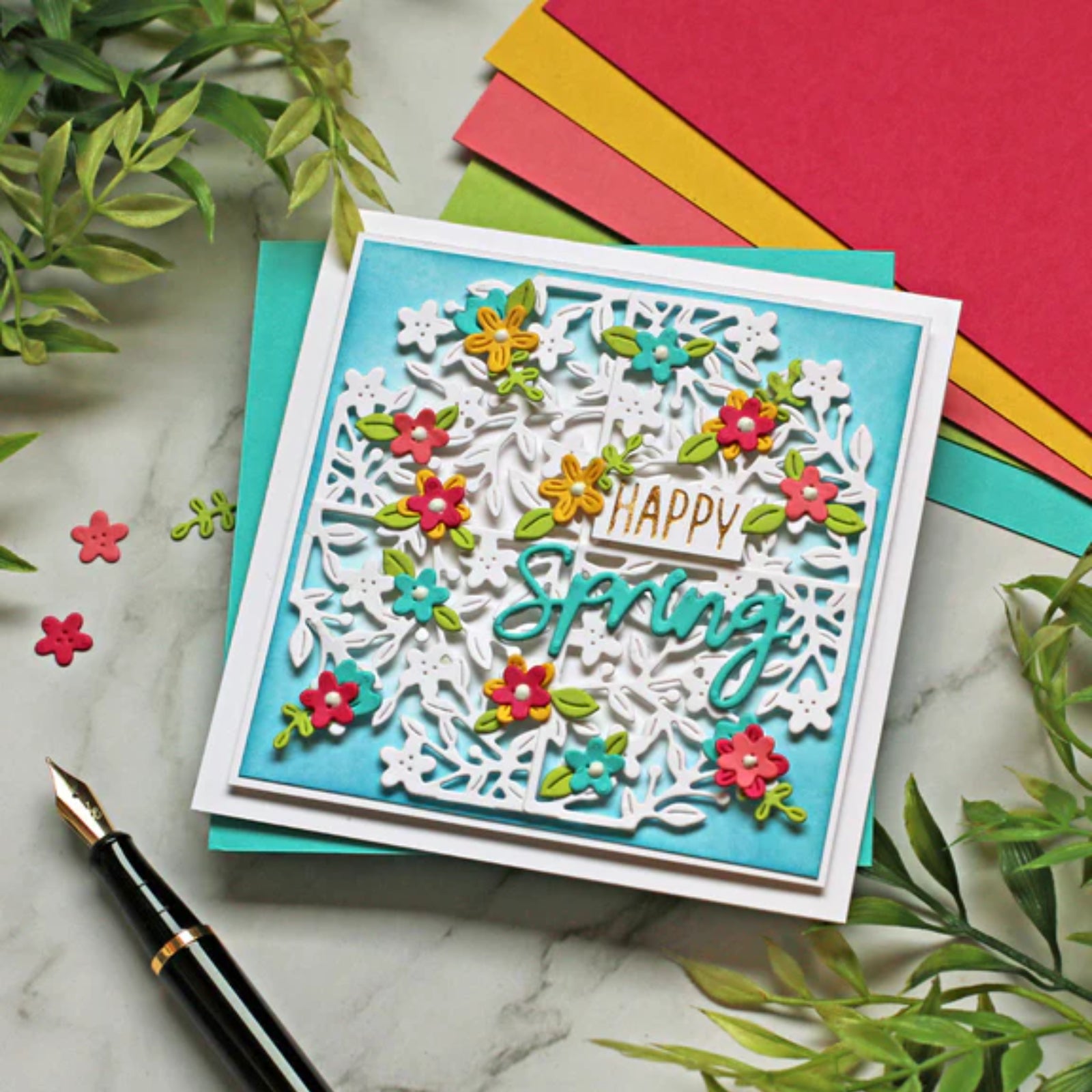 Spring Has Sprung Make Your Own Floral Frame Cutting Dies