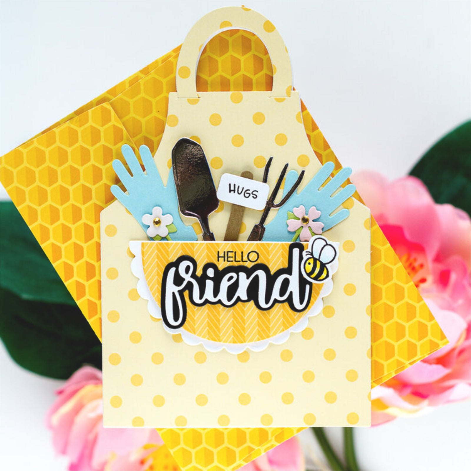 Hugs Friend Sentiments Builder Cutting Dies & Stamps Set