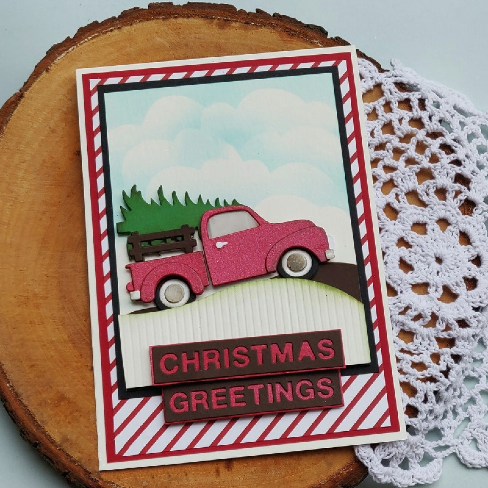Merry Christmas Block Sentiment Words Cutting Dies – Noel Joy Season’s Greetings
