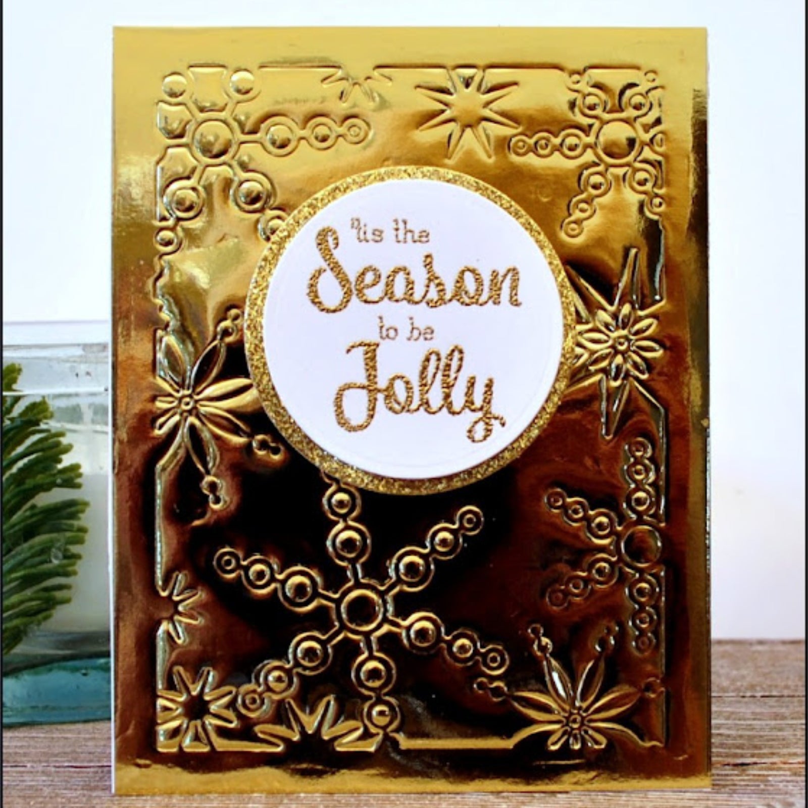 Snowflakes Background Frame Cutting Die