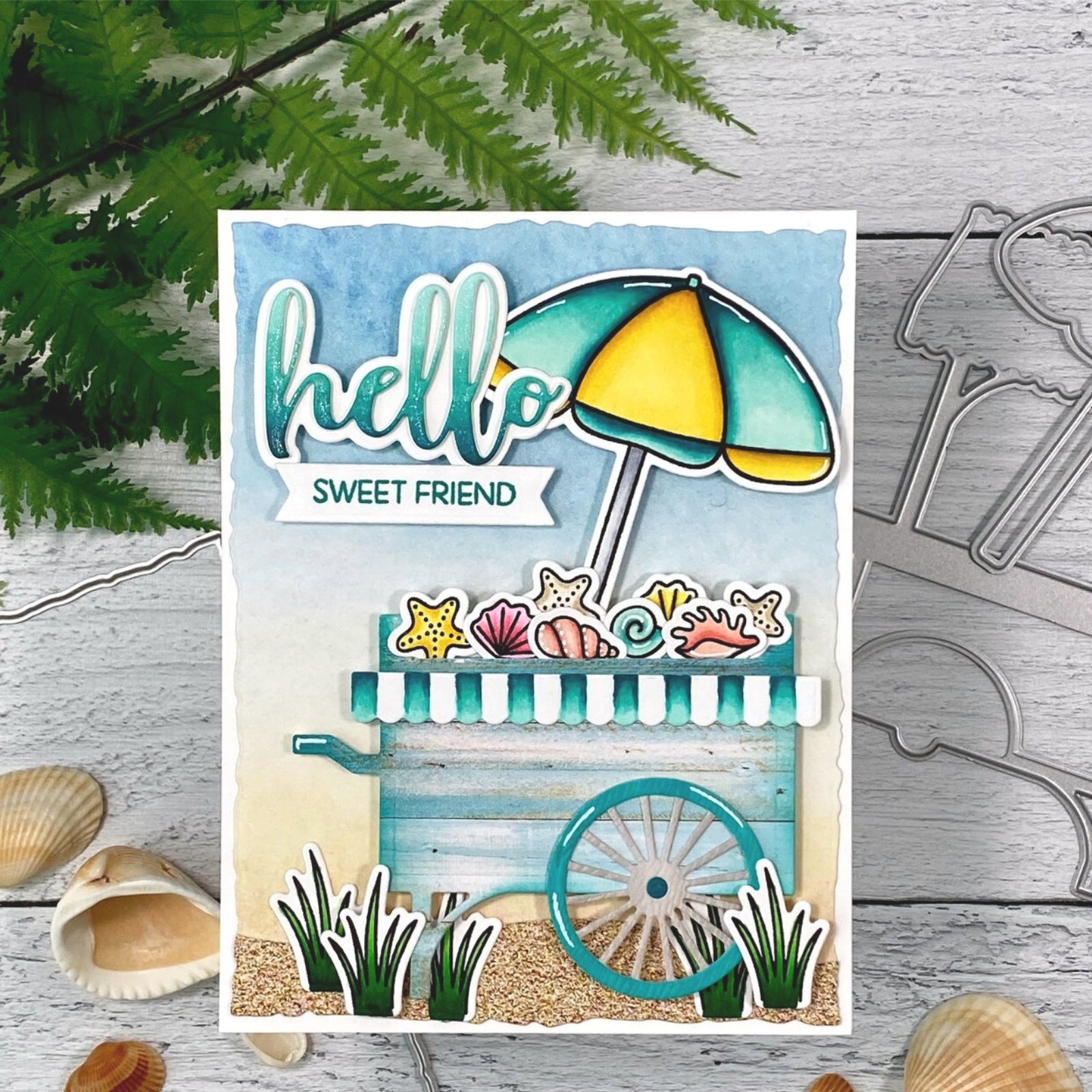 Hugs Friend Sentiments Builder Cutting Dies & Stamps Set