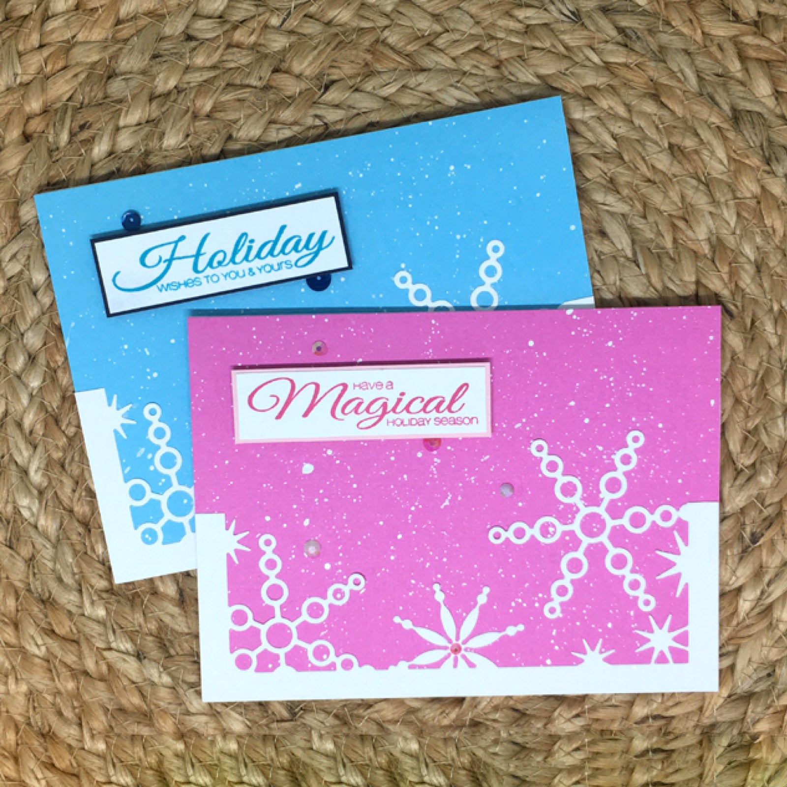 Snowflakes Background Frame Cutting Die