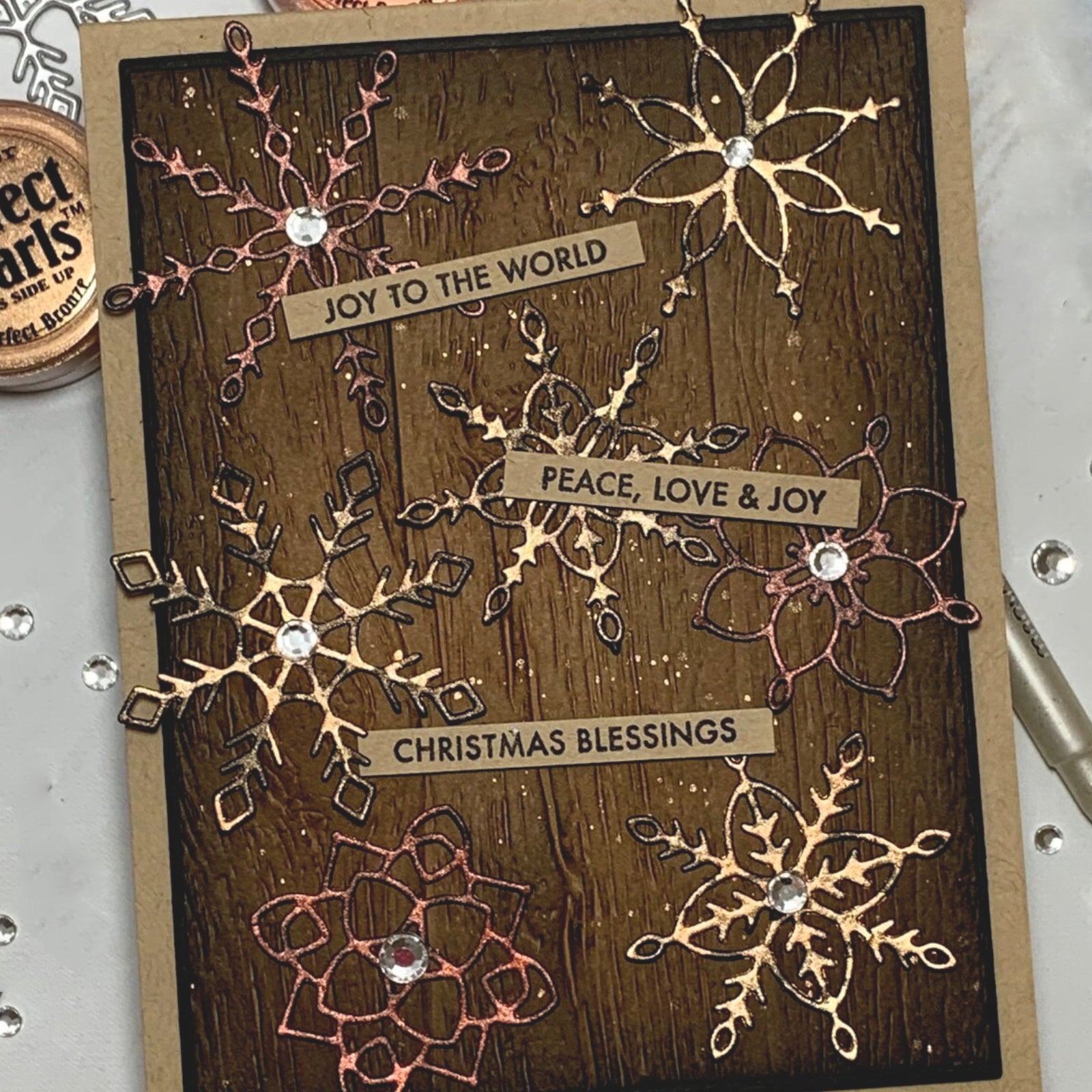 Ten Stunning Snowflakes w Shadows Cutting Dies