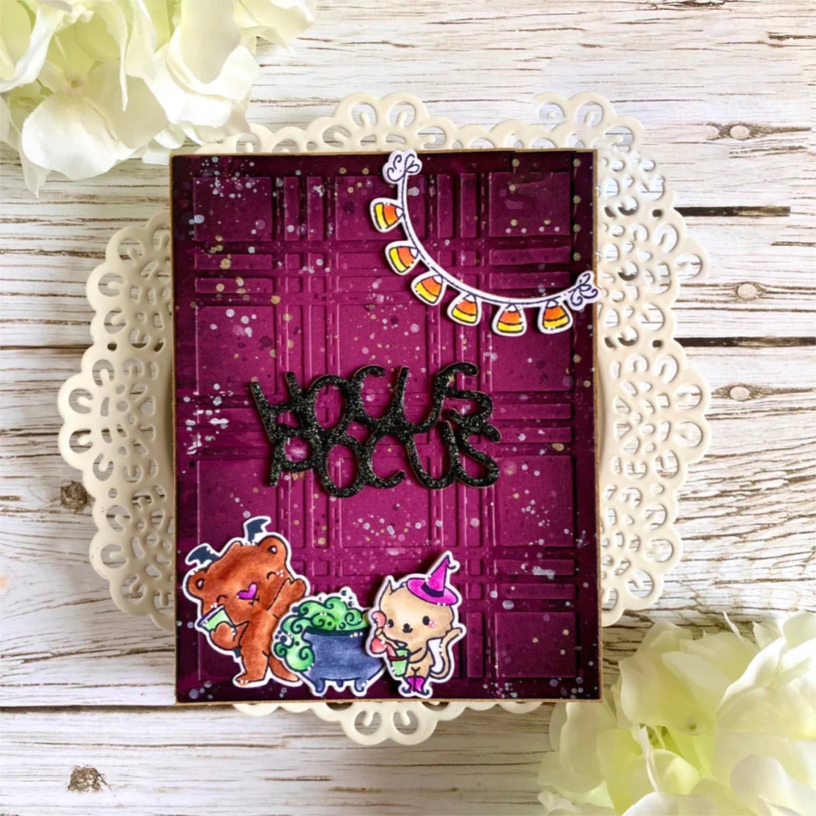 Halloween Phrases w Shadows Cutting Dies