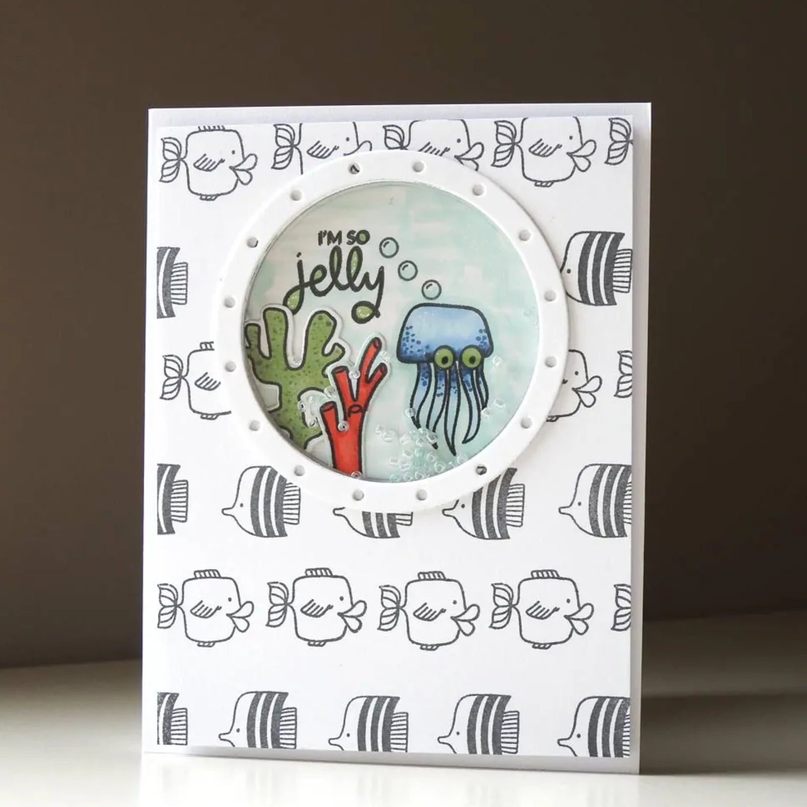 You Are Sublime Submarine w Sea Animals Cutting Dies & Stamps Set