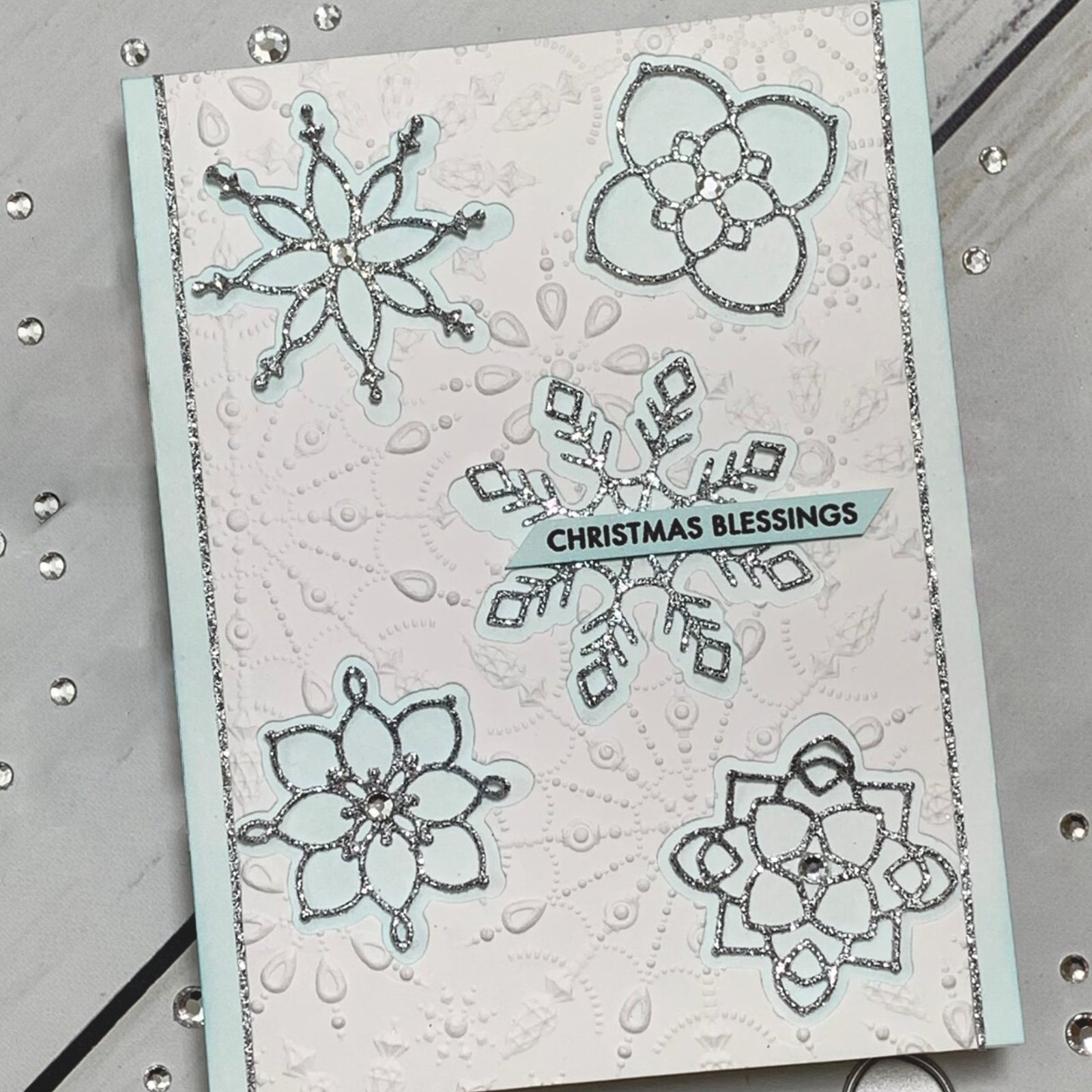 Ten Stunning Snowflakes w Shadows Cutting Dies