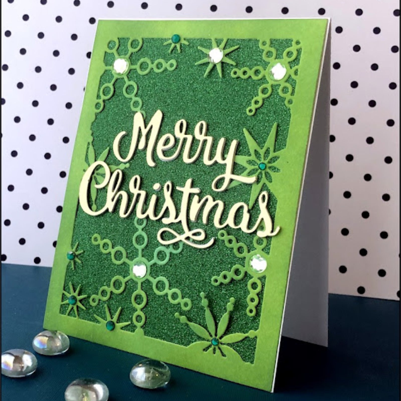 Snowflakes Background Frame Cutting Die