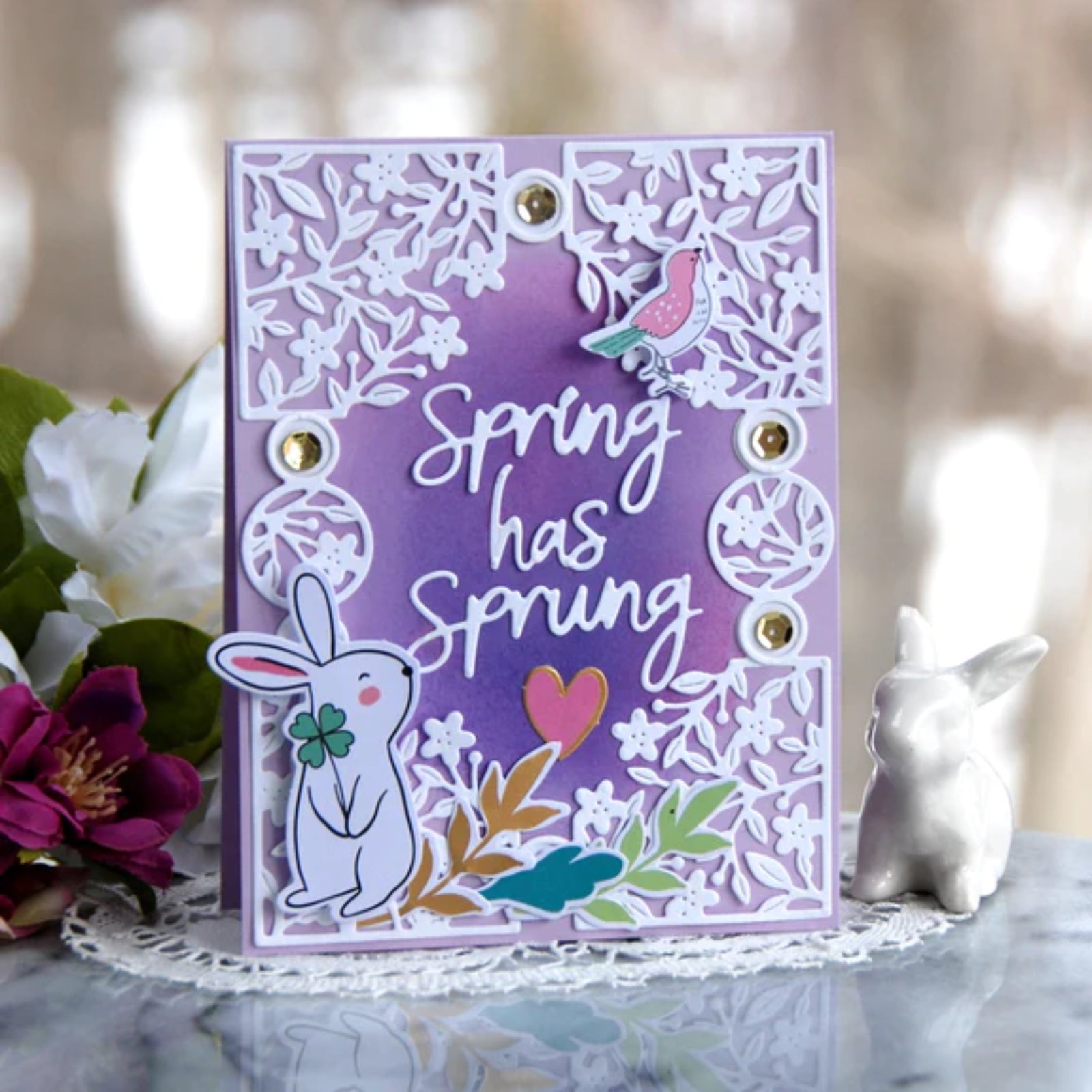 Spring Has Sprung Make Your Own Floral Frame Cutting Dies