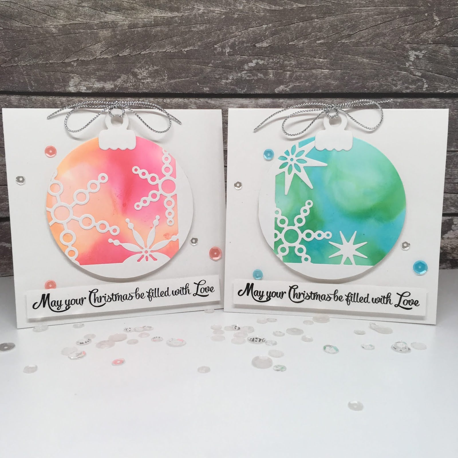 Snowflakes Background Frame Cutting Die