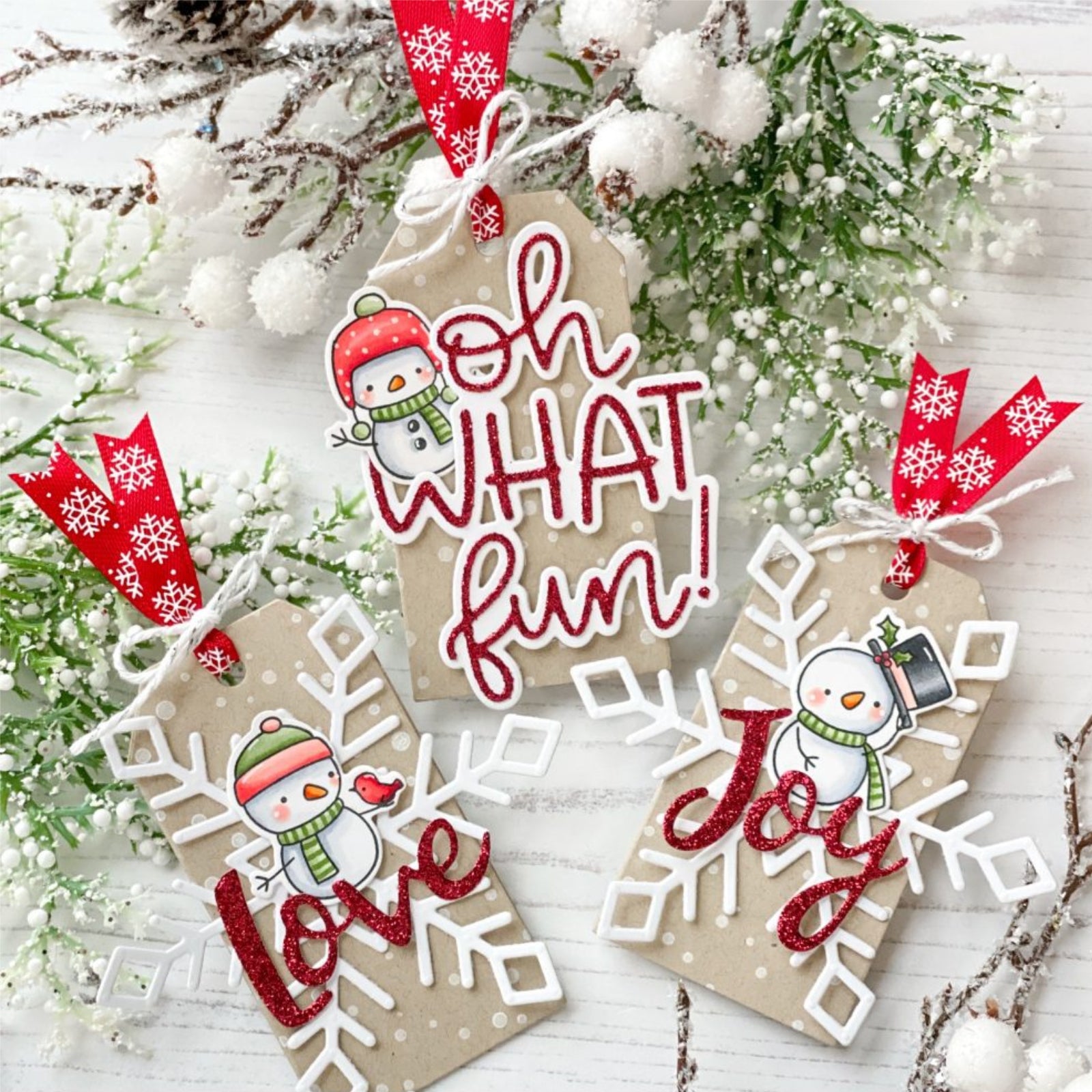 Nine Little Snowmen Cutting Dies & Stamps Set