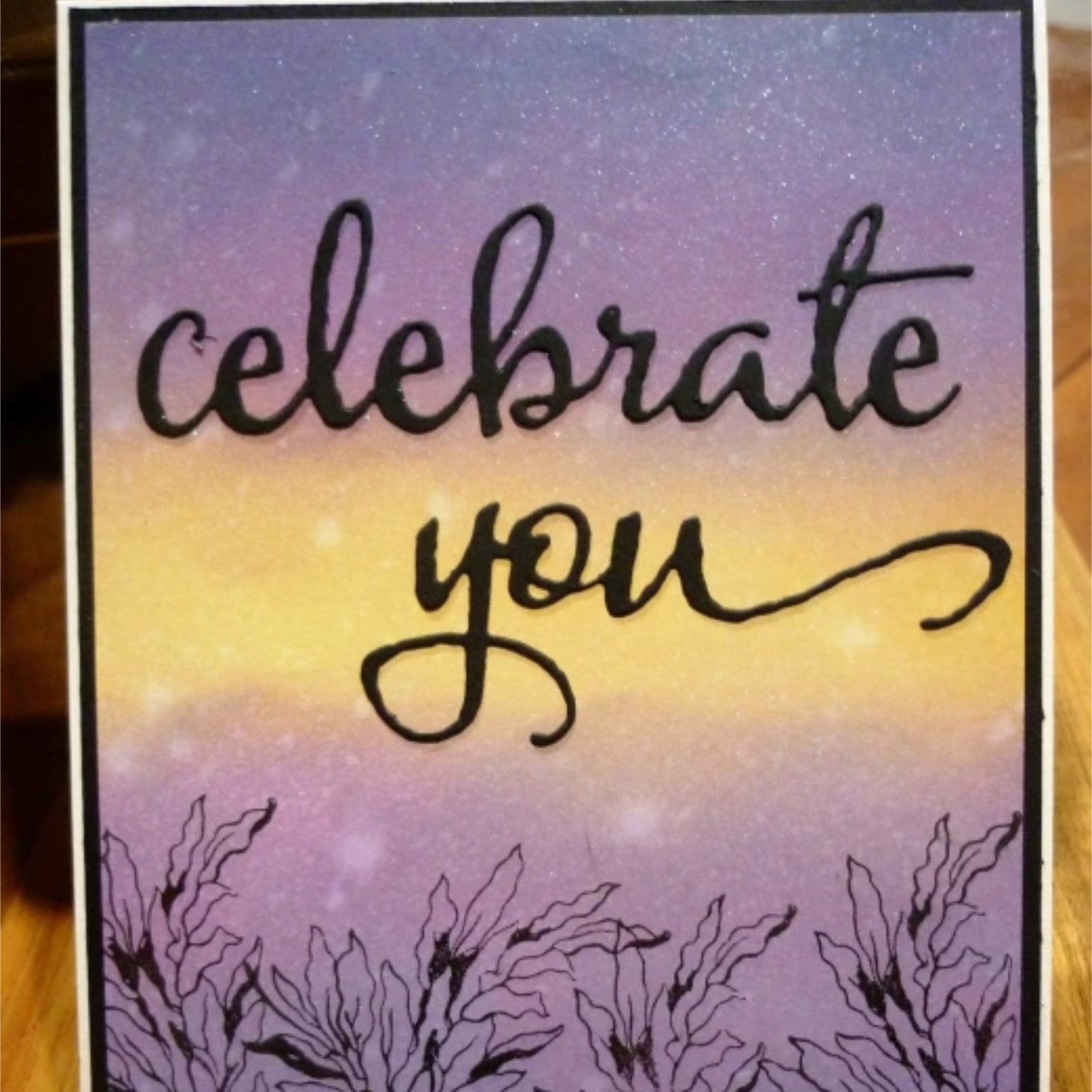 Congrats You Sentiment Words Cutting Dies