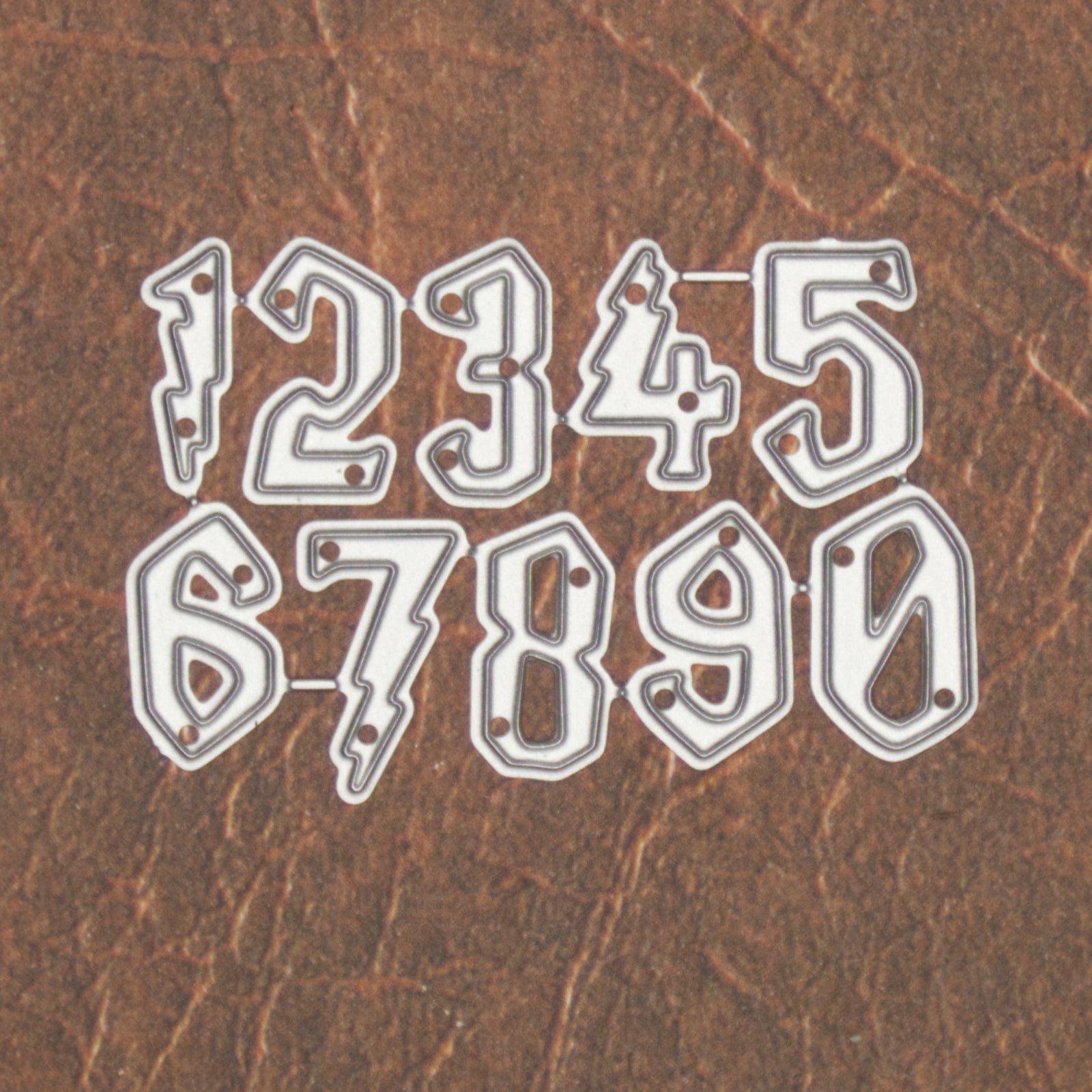 Lightning Bolts Numbers Cutting Dies