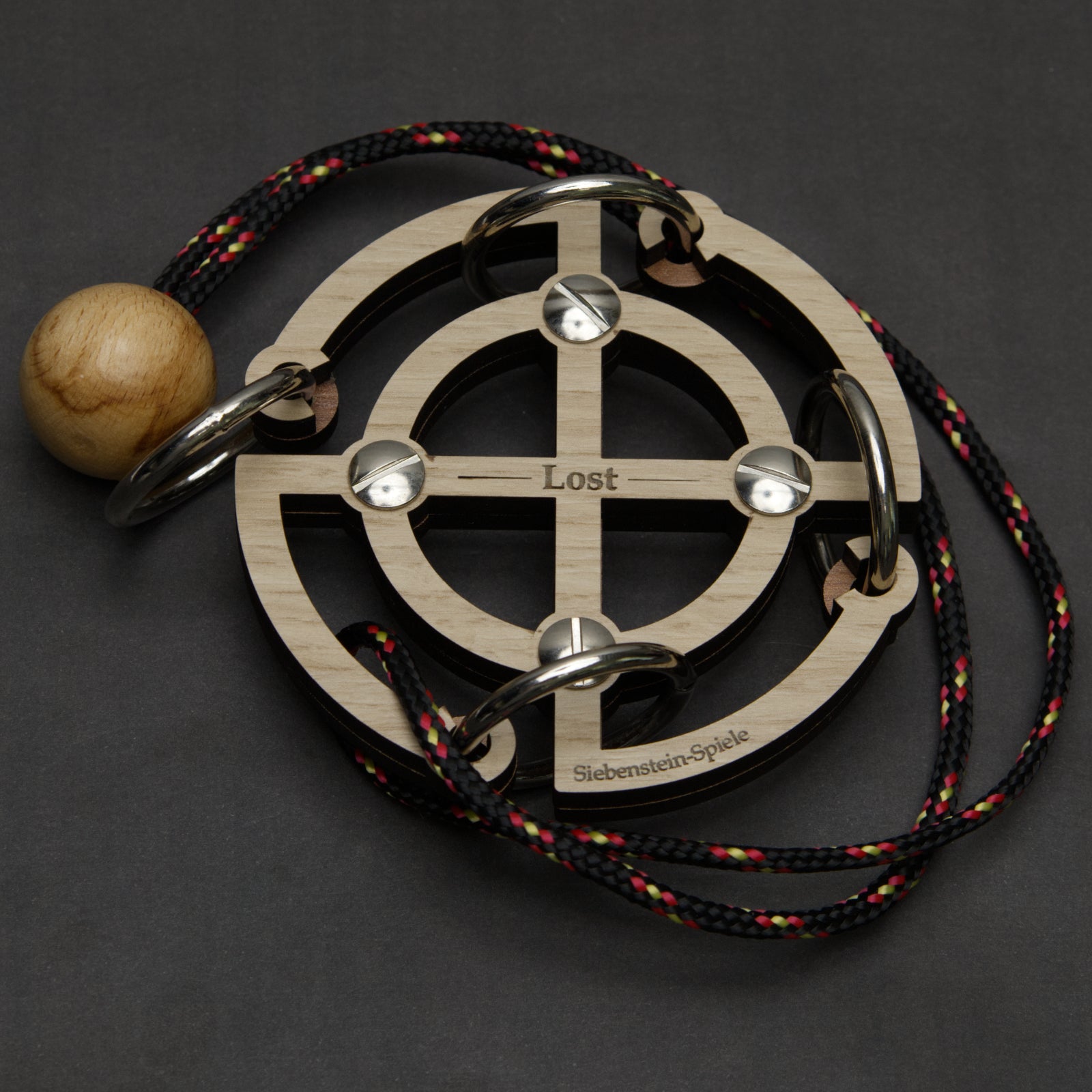 Lost 4 - Ring and Rope Puzzle - Level 7 - Siebenstein Spiele