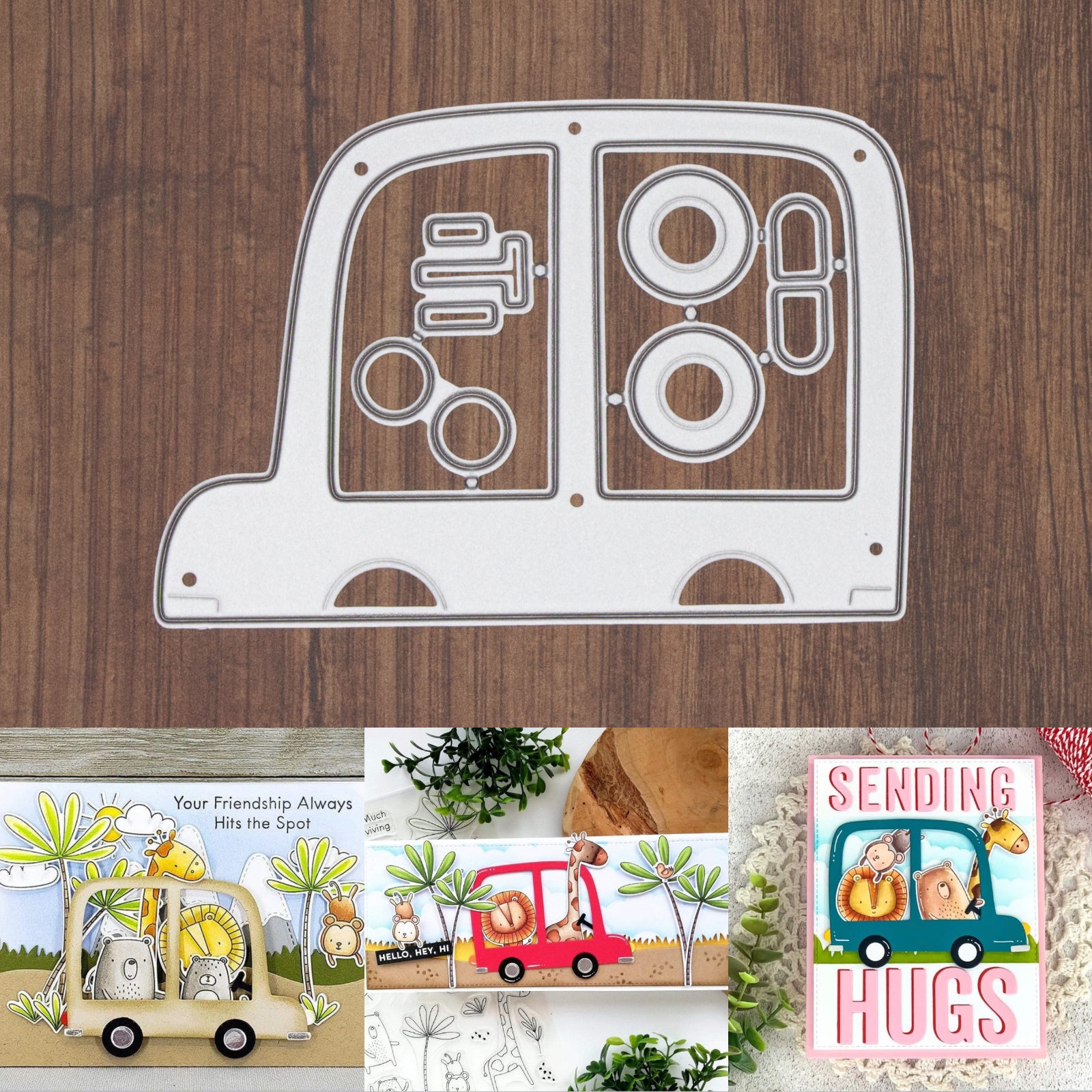 Build It Cartoon Car Cutting & Embossing Dies