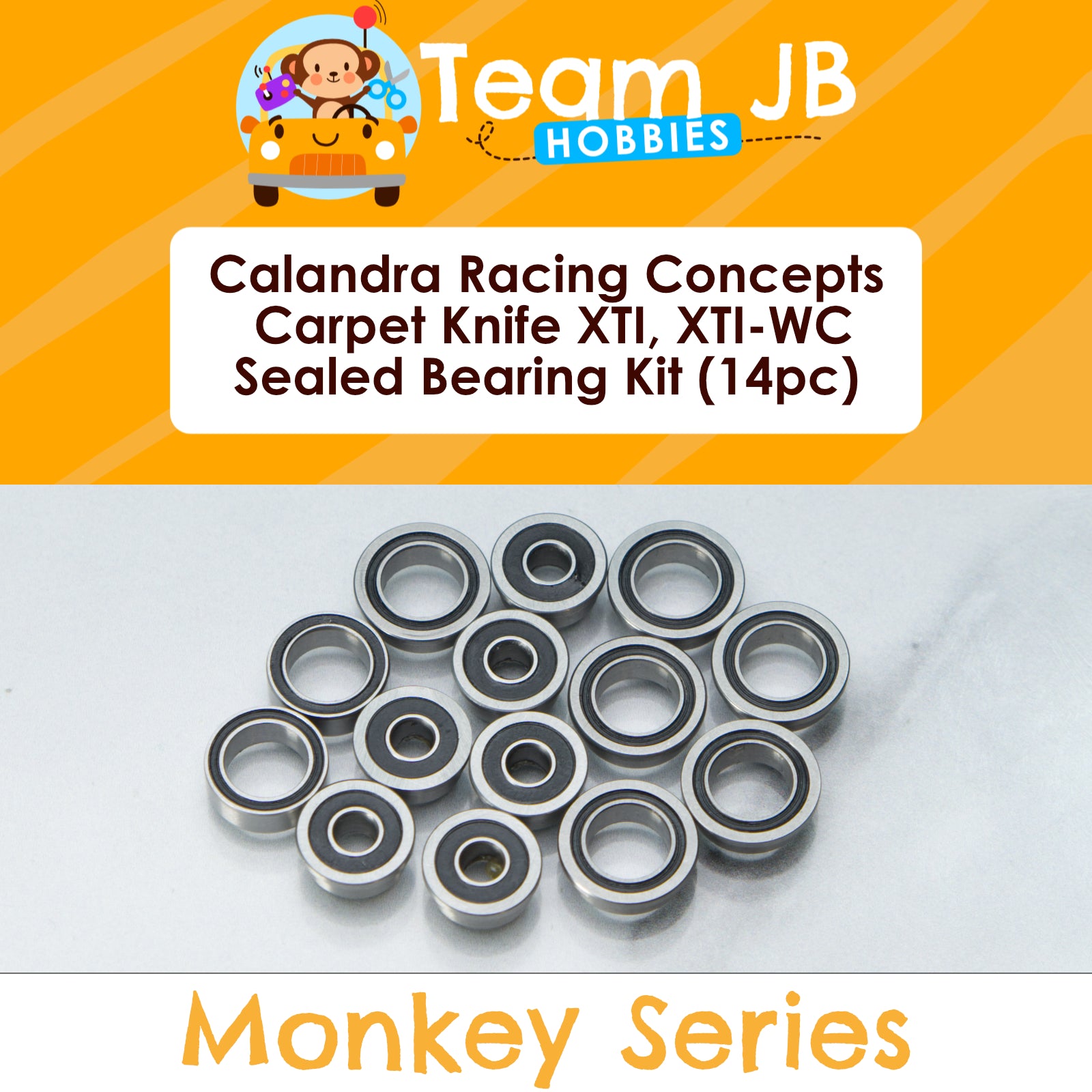 Calandra Racing Concepts Carpet Knife XTI, XTI-WC - Sealed Bearing Kit