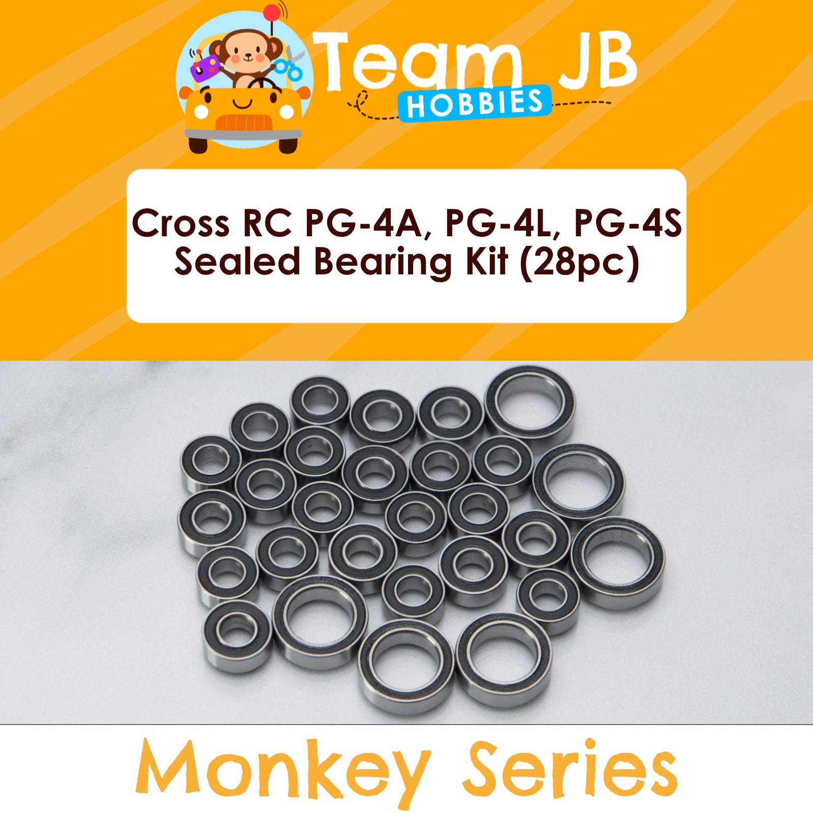 Cross RC PG-4A, PG-4L, PG-4S - Sealed Bearing Kit