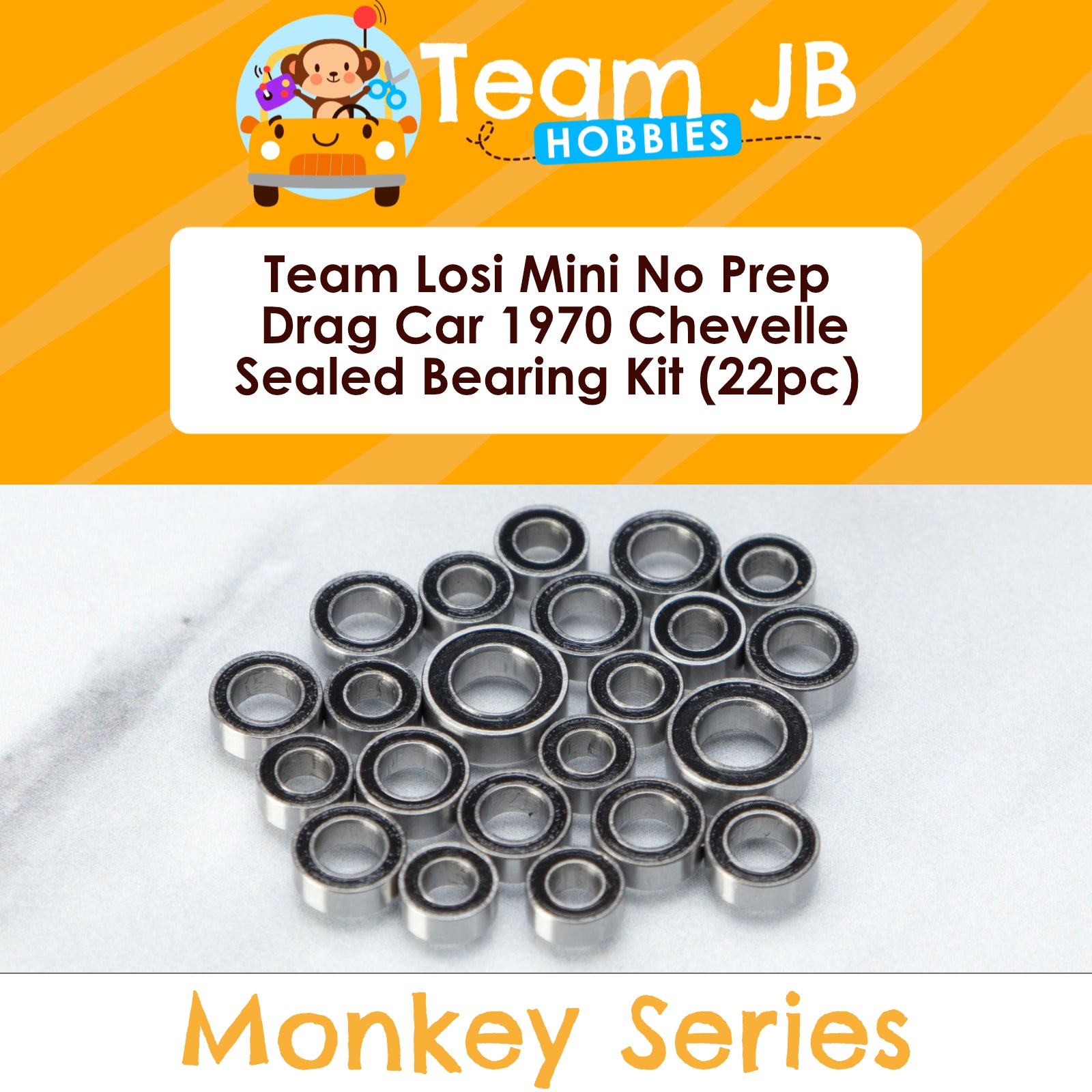 Team Losi Mini No Prep Drag Car 1970 Chevelle - Sealed Bearing Kit