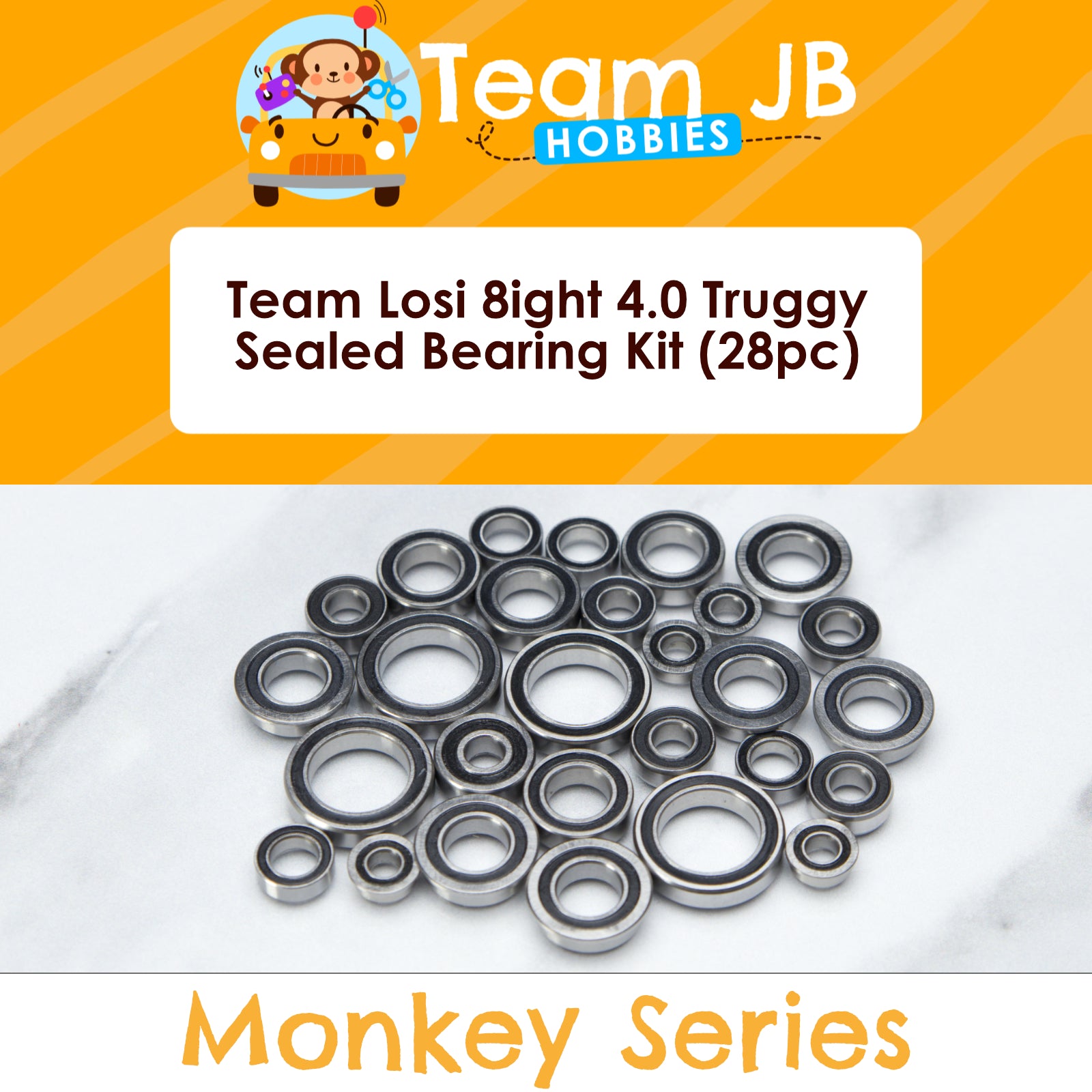 Team Losi 8ight 4.0 Truggy - Sealed Bearing Kit