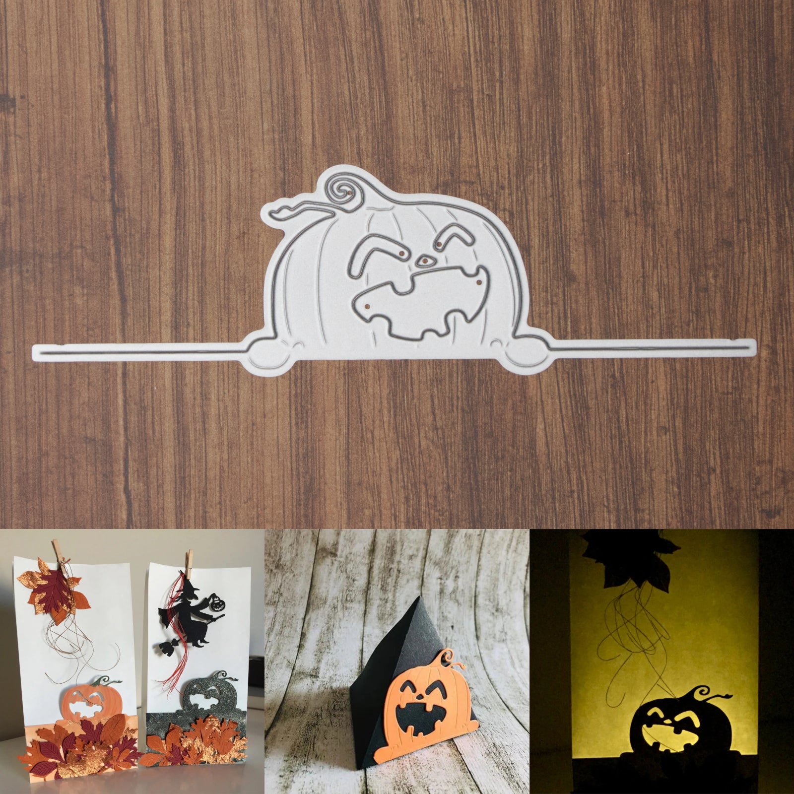 Big Mouth Jack-o’-Lantern Halloween Border Edge Cutting Die