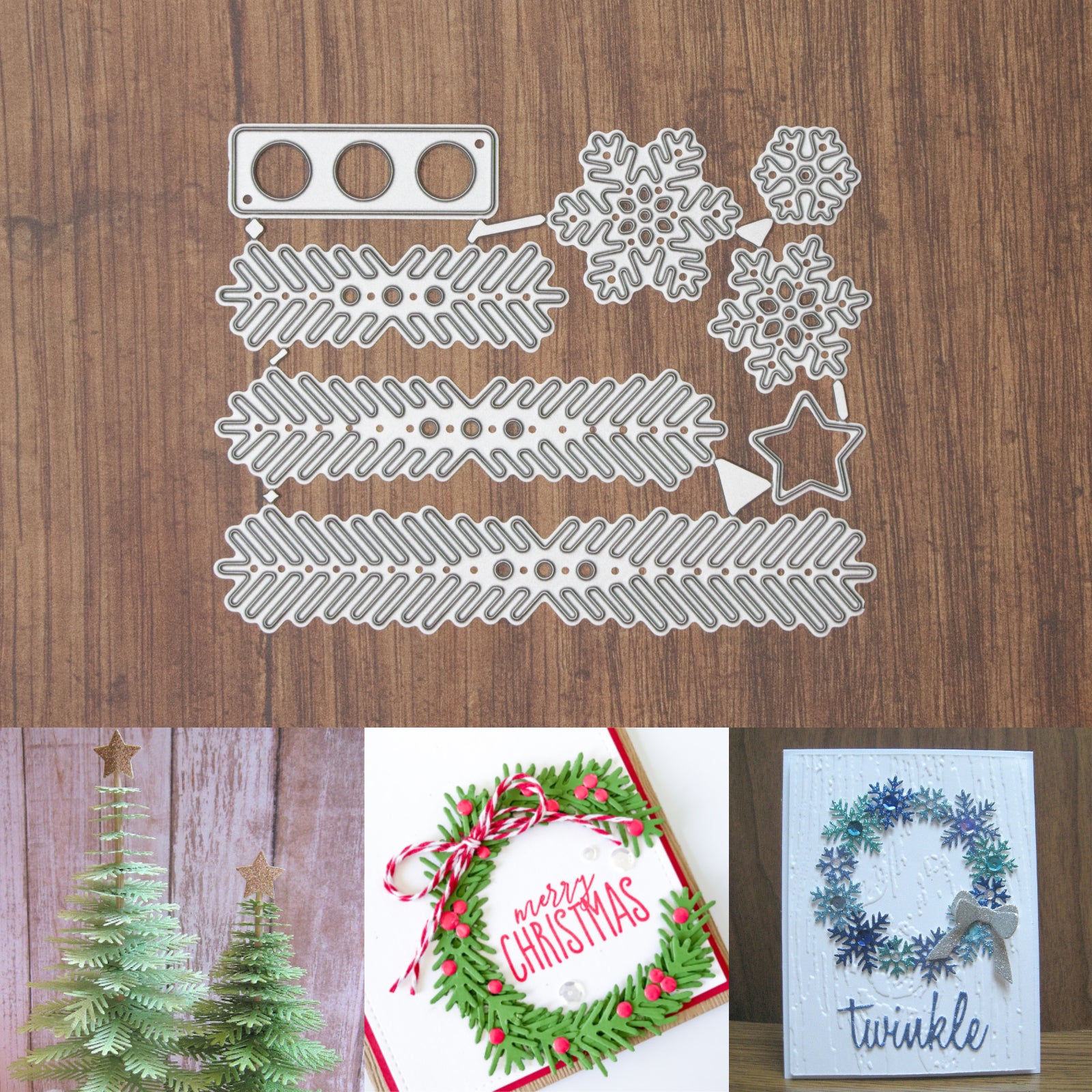 Make Your Own 3D Christmas Tree Cutting Dies