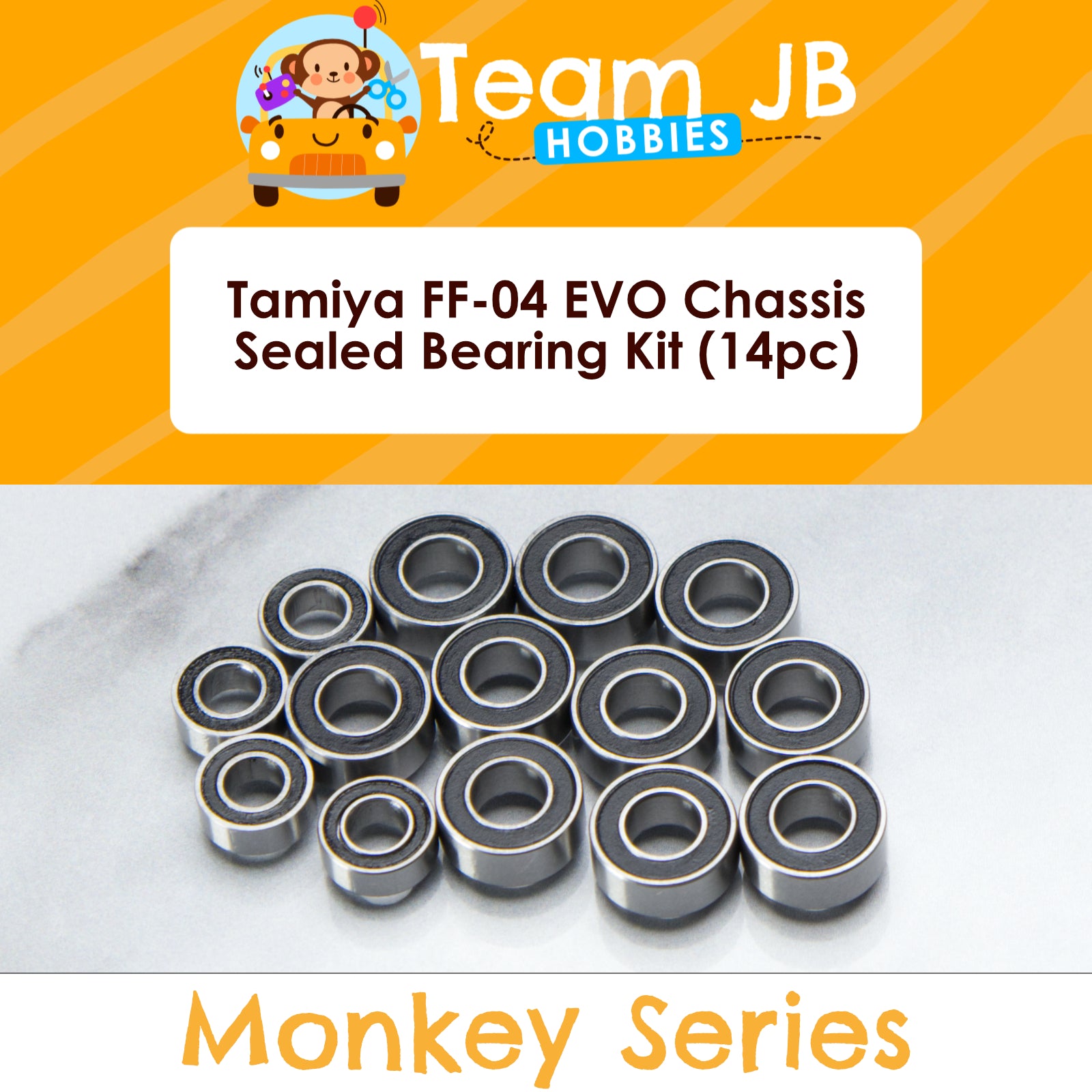 Tamiya FF-04 EVO Chassis - Sealed Bearing Kit