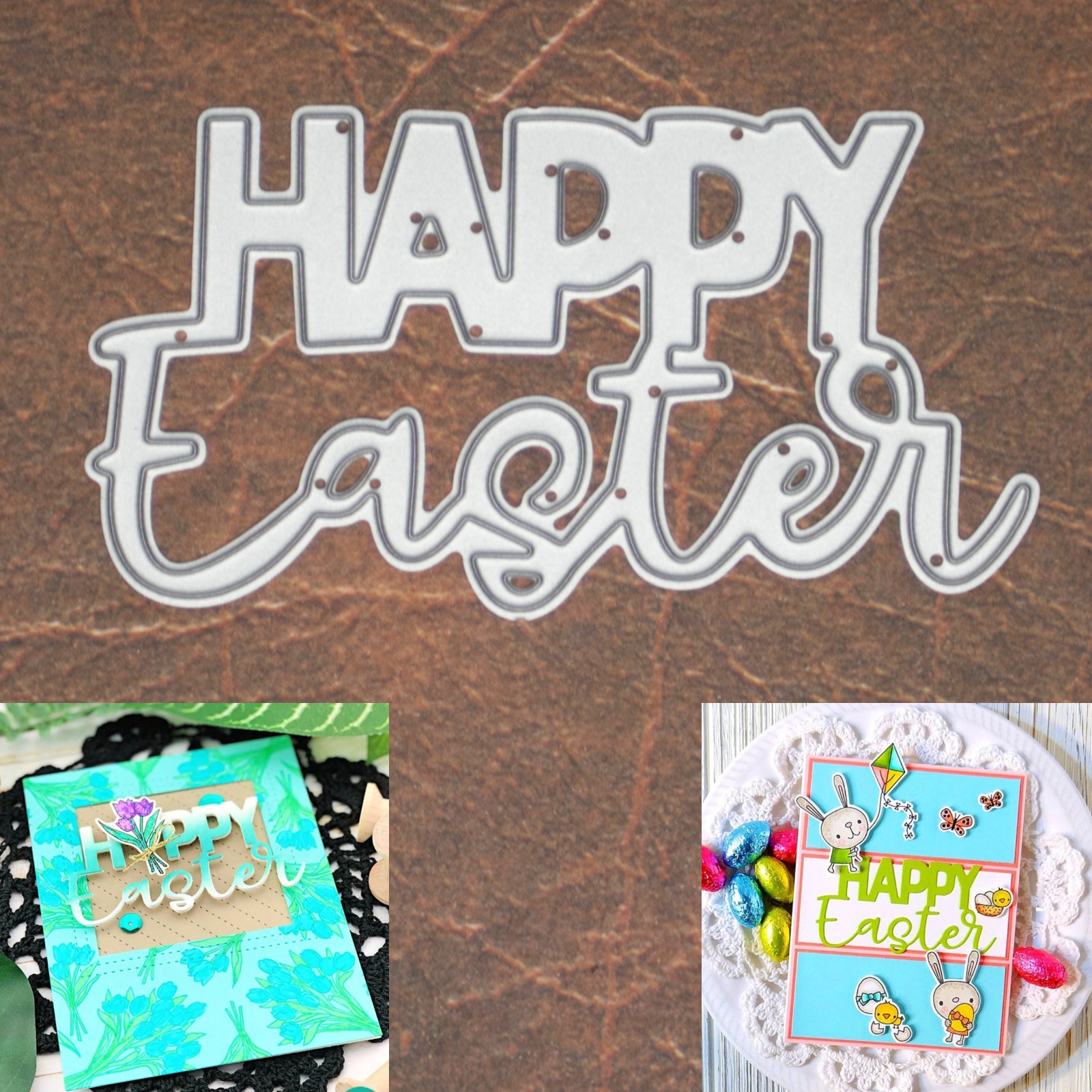 Happy Easter 2 Fonts Cutting Die