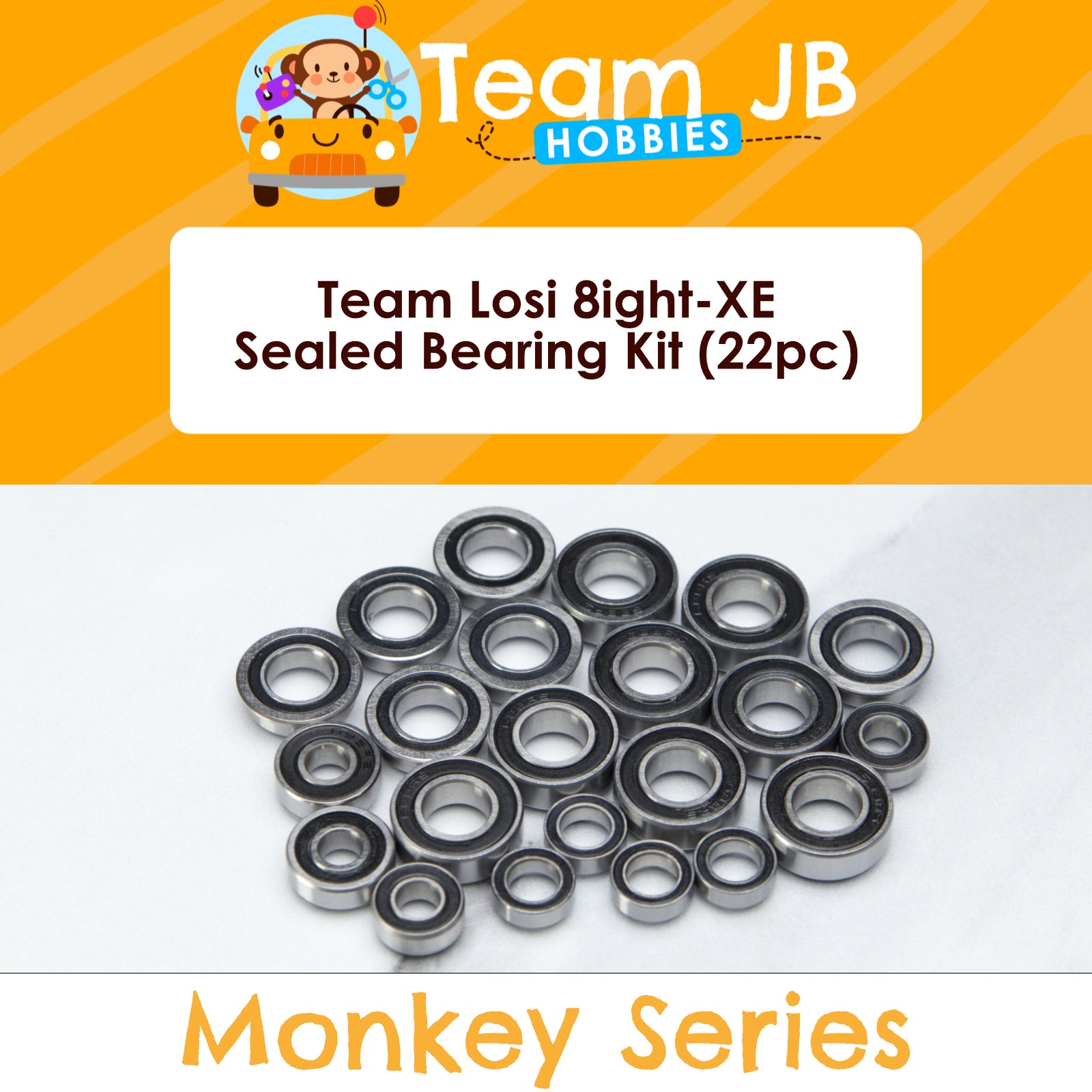 Team Losi 8ight-XE, RTR, Super Lasernut, 8ight-XTE Truggy -22 Pcs Bearings Kit