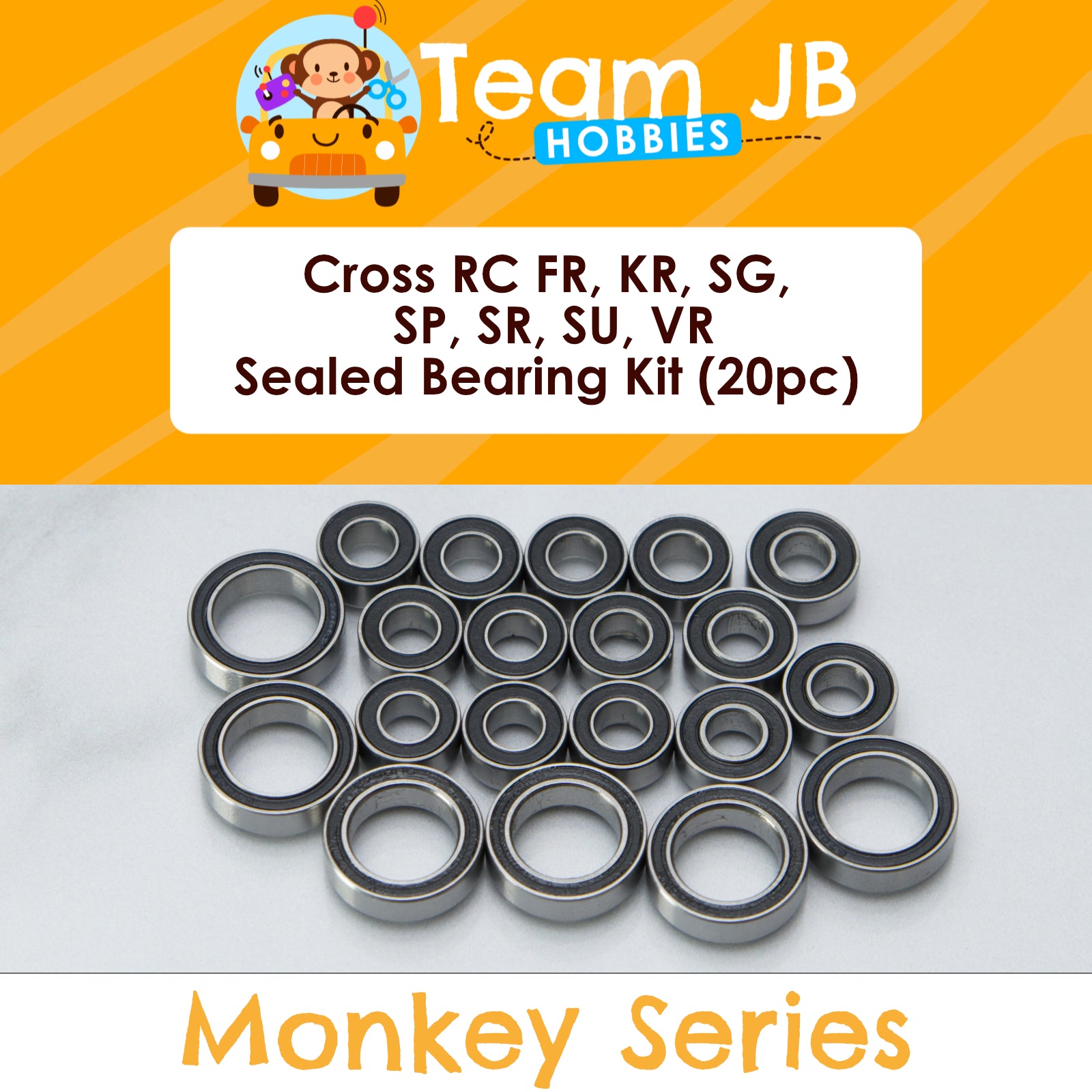 Cross RC FR, KR, SG, SP, SR, SU, VR - Sealed Bearing Kit