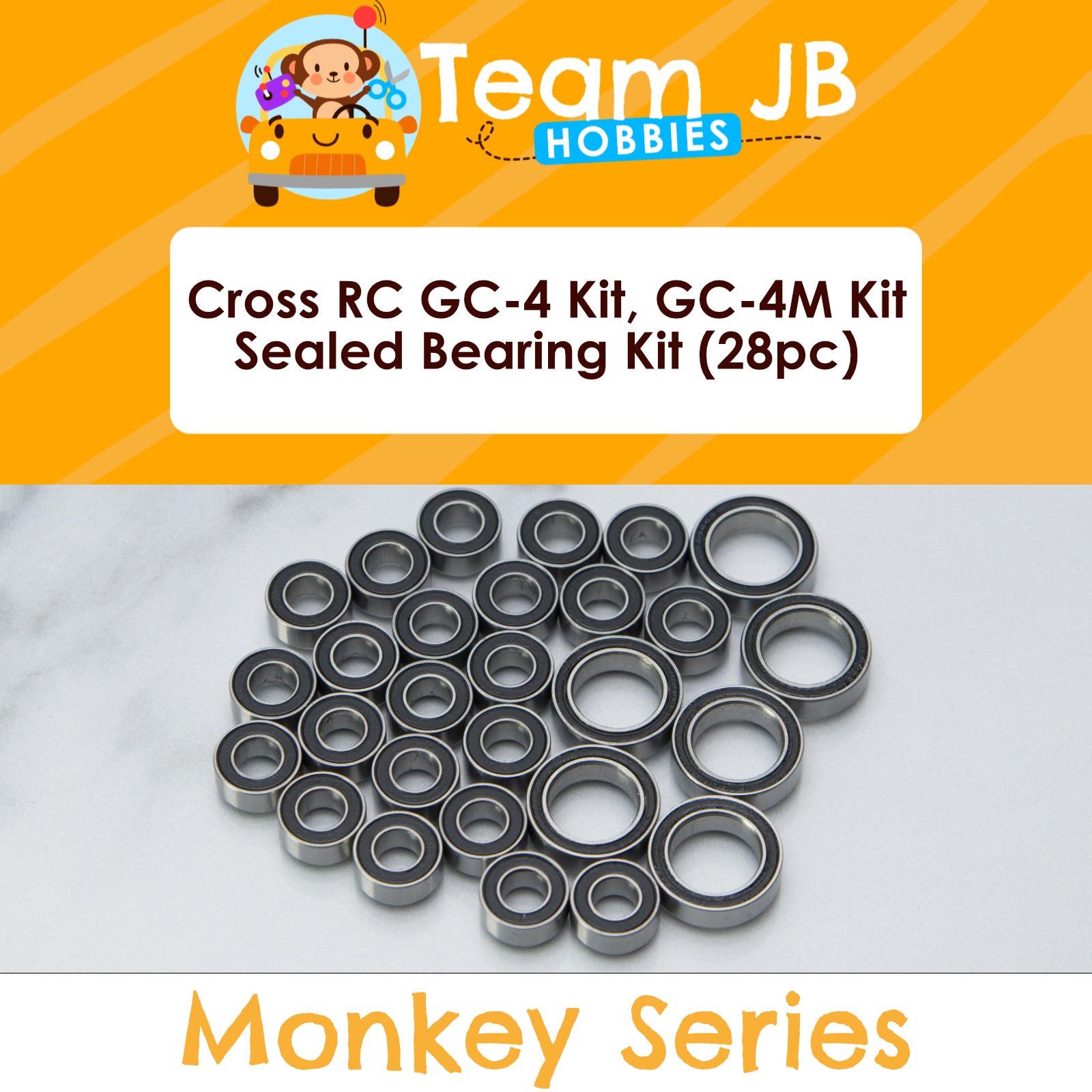 Cross RC GC-4 Kit, GC-4M Kit - Sealed Bearing Kit