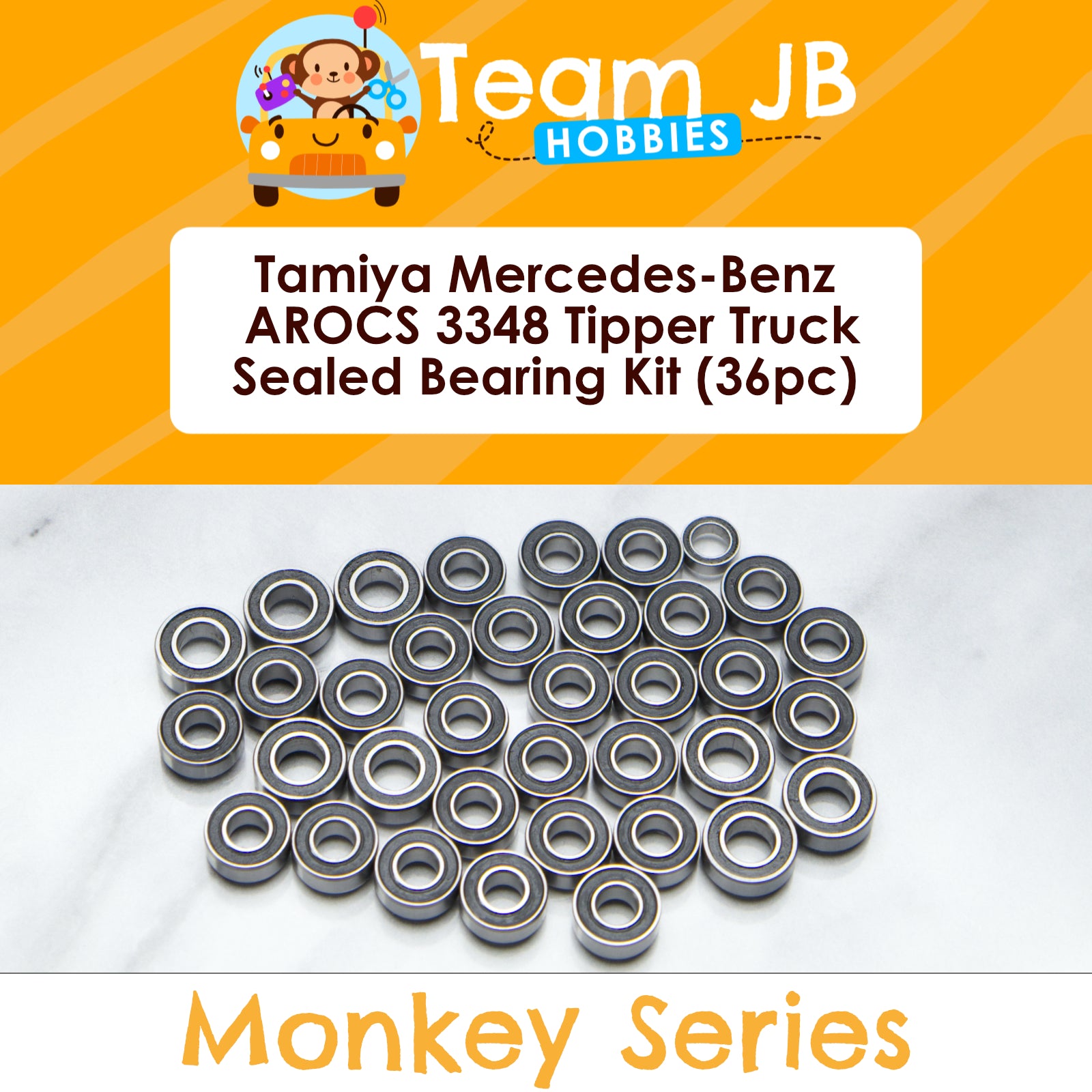 Tamiya Mercedes-Benz AROCS 3348 Tipper Truck - Sealed Bearing Kit