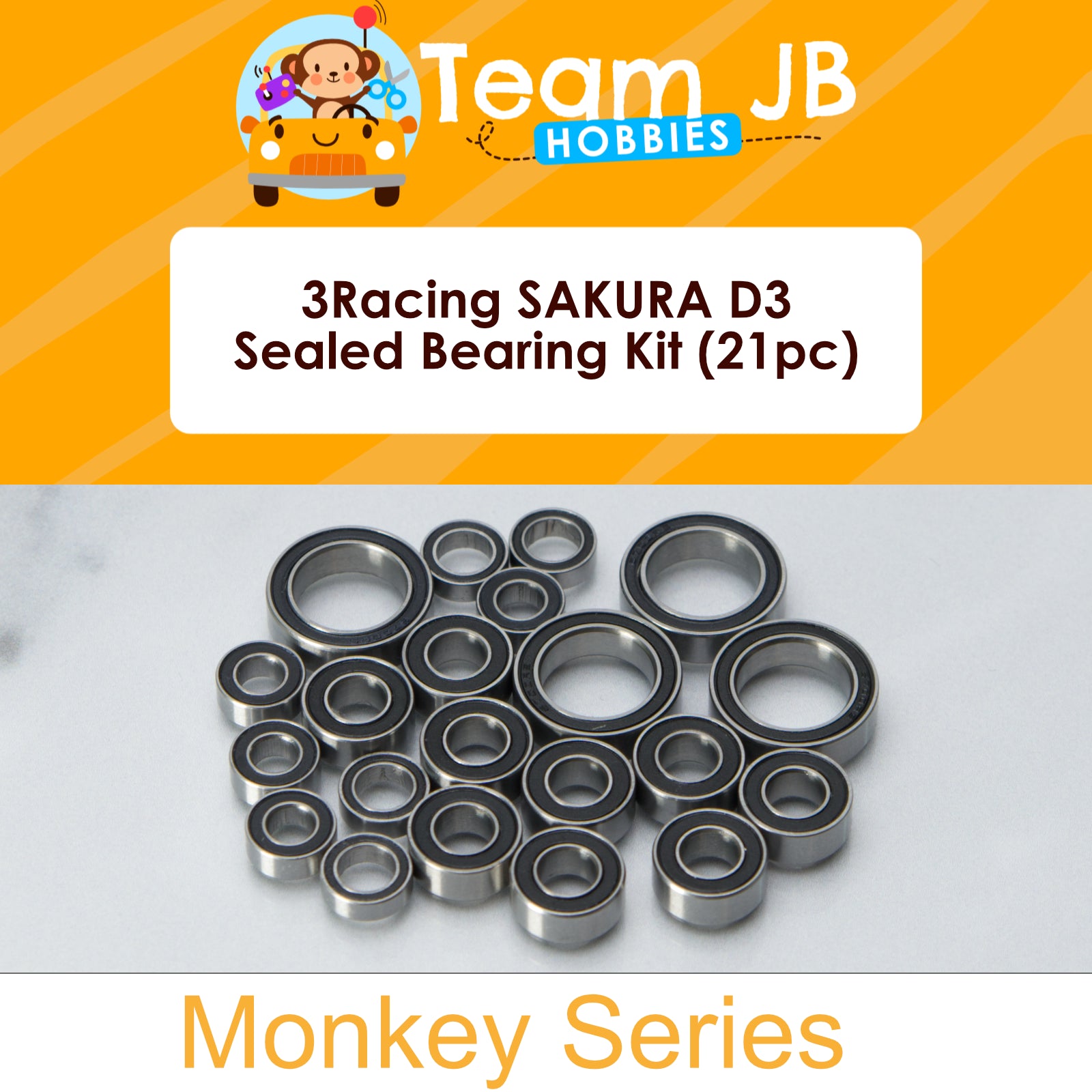 3Racing SAKURA D3 - Sealed Bearing Kit