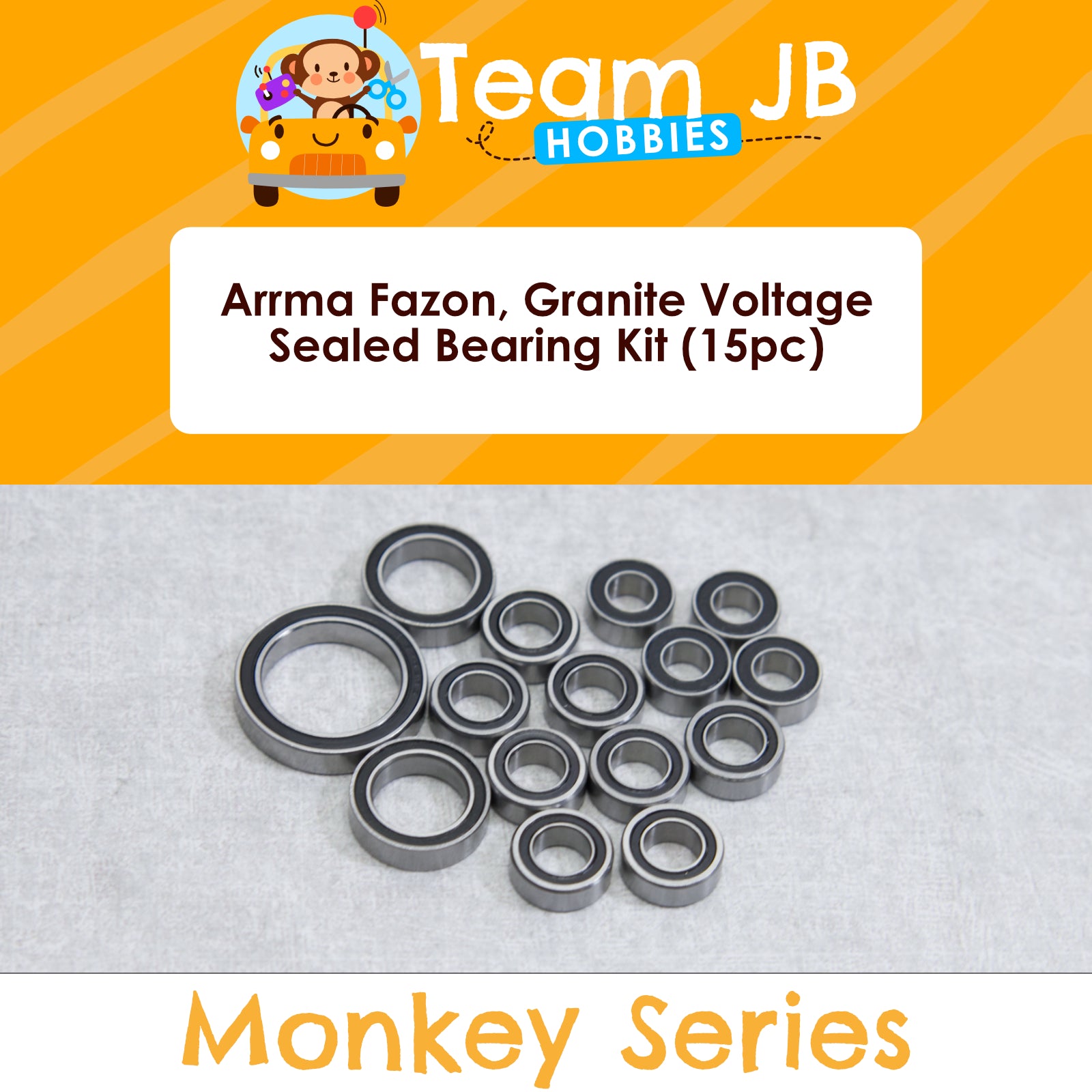 Arrma Fazon, Granite Voltage 2wd Sealed Bearing Kit