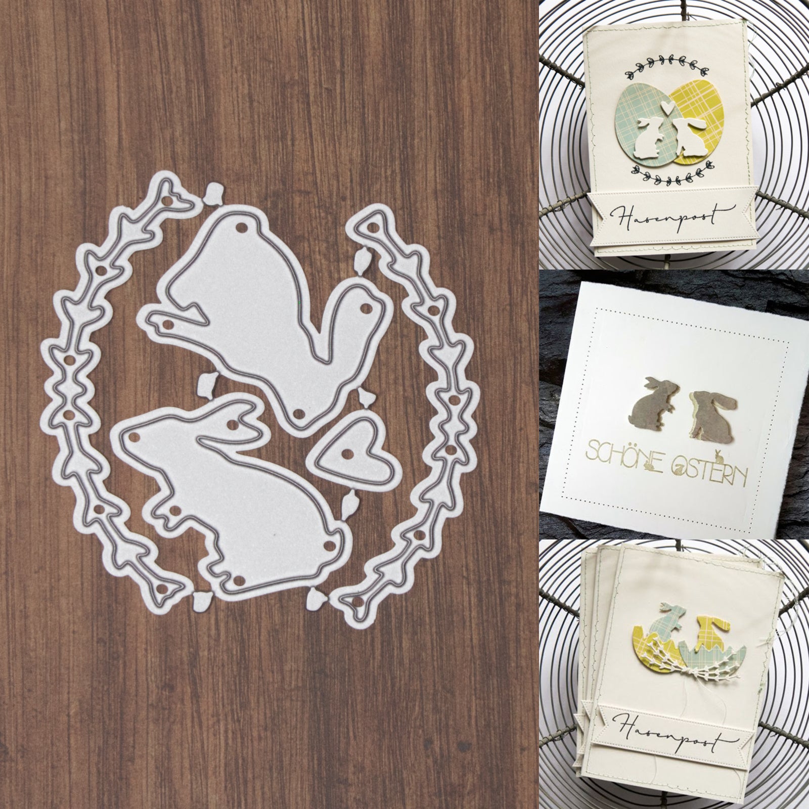 Bunny Love Duo w Sprigs Cutting Dies