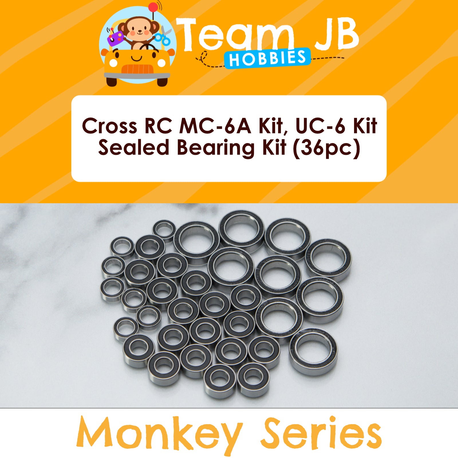 Cross RC MC-6A Kit, UC-6 Kit - Sealed Bearing Kit