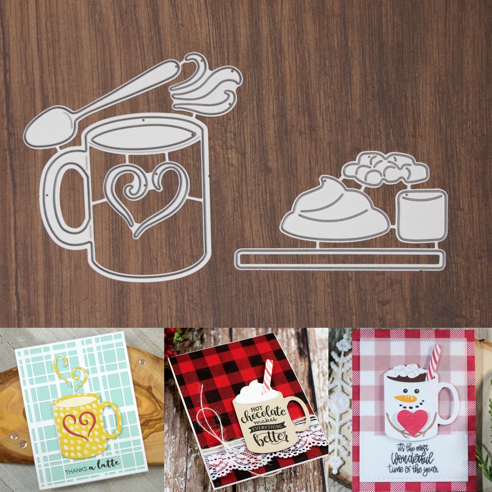 Make Your Own Hot Chocolate Cutting & Embossing Dies