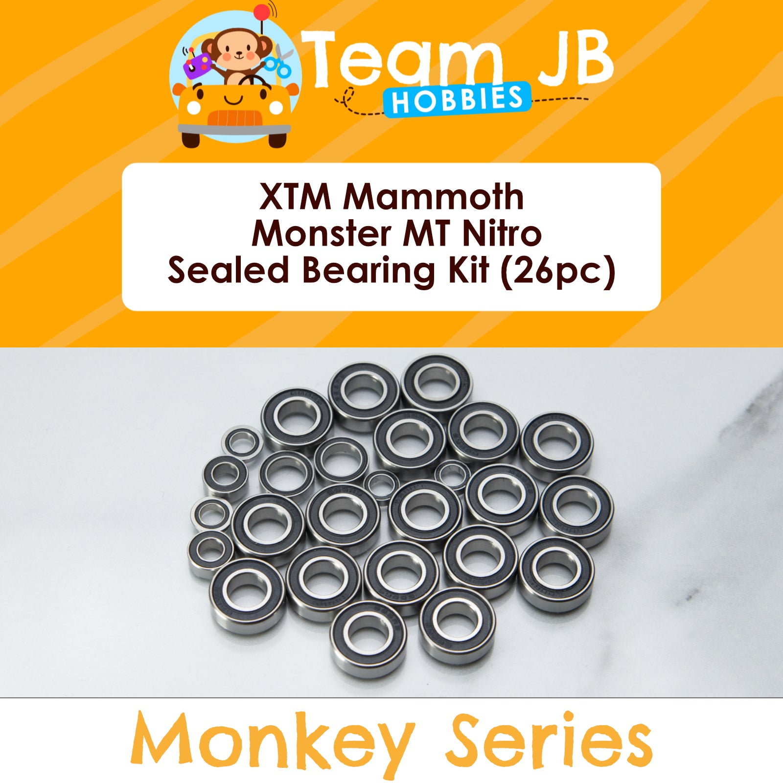 XTM Mammoth Monster MT Nitro - Sealed Bearing Kit