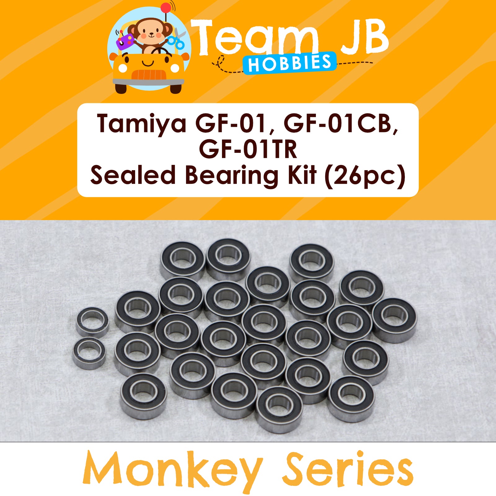 Tamiya GF-01, GF-01CB, GF-01TR - Sealed Bearing Kit