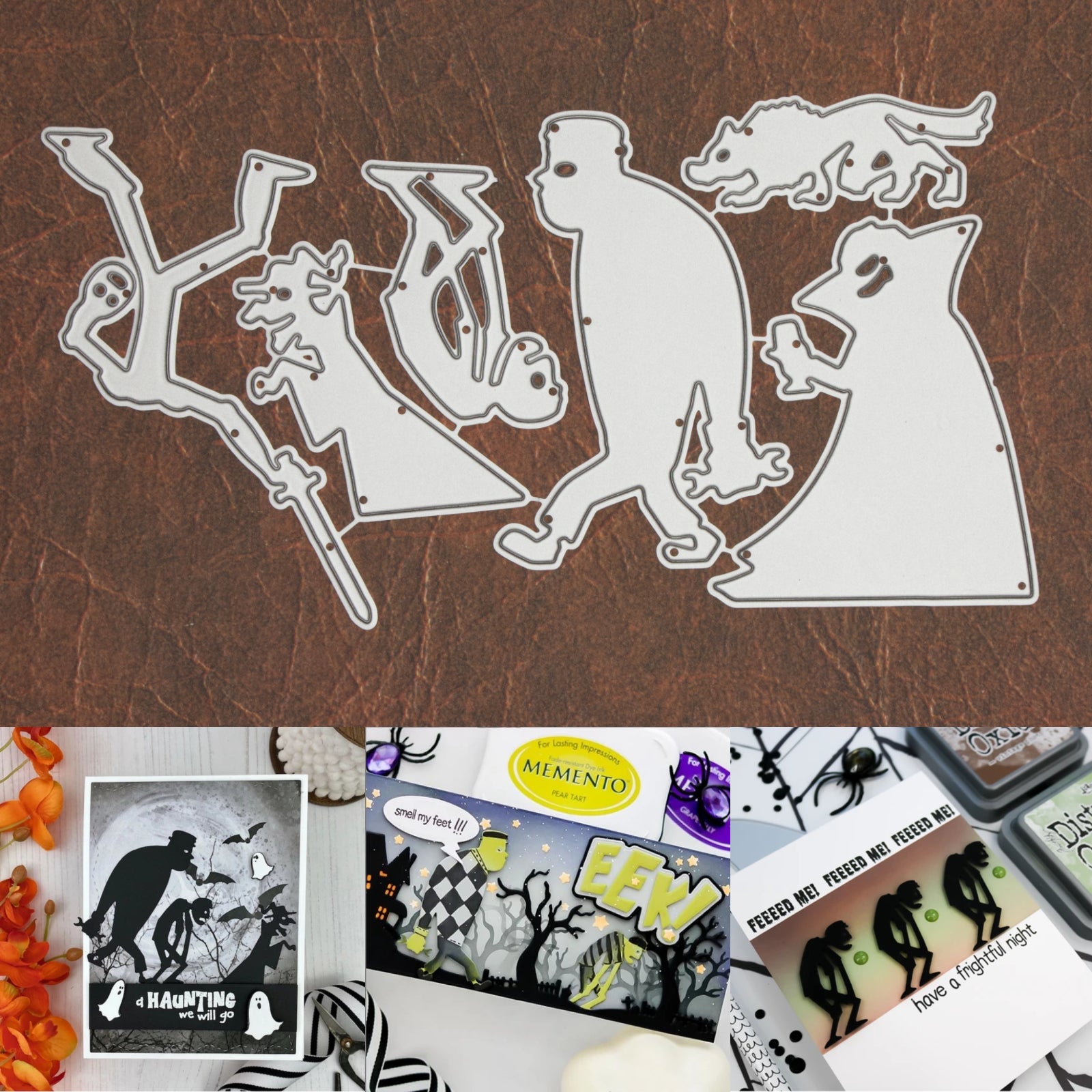 Ghoulish Gang Large Halloween Cutting Dies