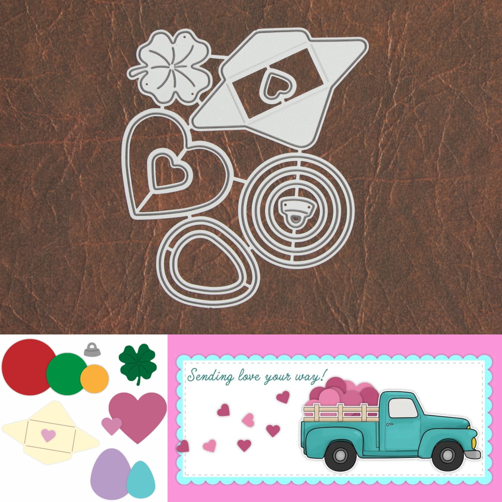 Heartfelt Holidays Nesting Cutting & Embossing Dies