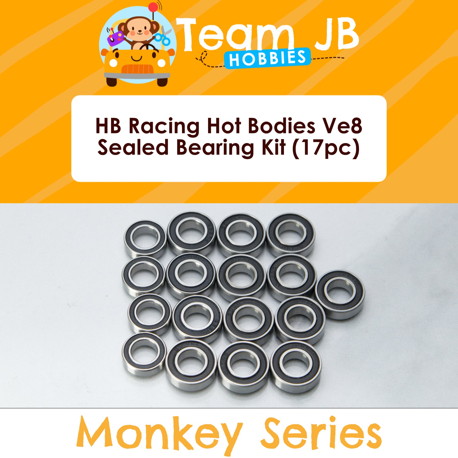 HB Racing Hot Bodies Ve8 - Sealed Bearing Kit