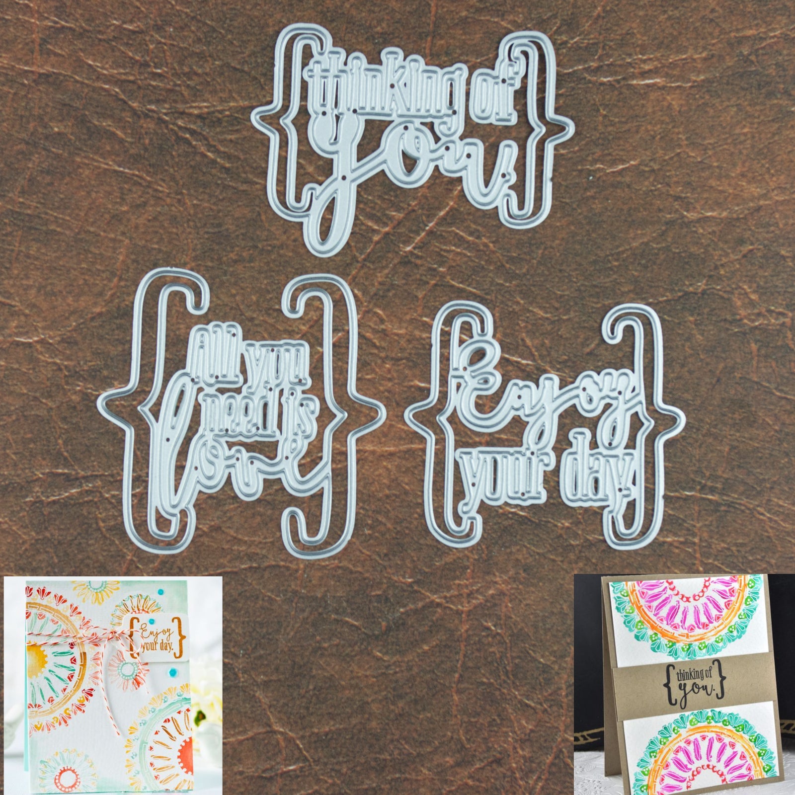 Sentiment Word Phrases In Brackets Cutting Dies