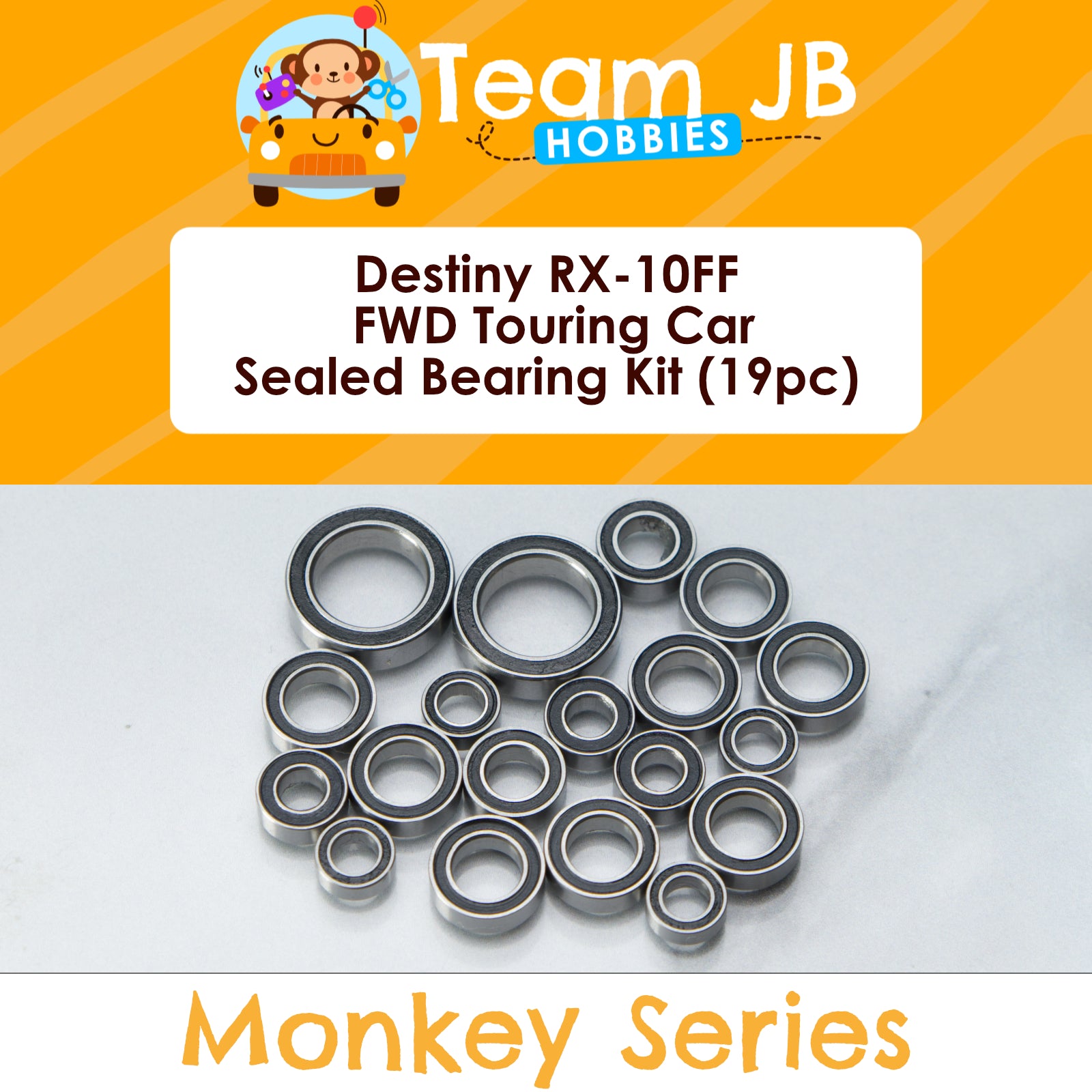 Destiny RX-10FF FWD Touring Car - Sealed Bearing Kit