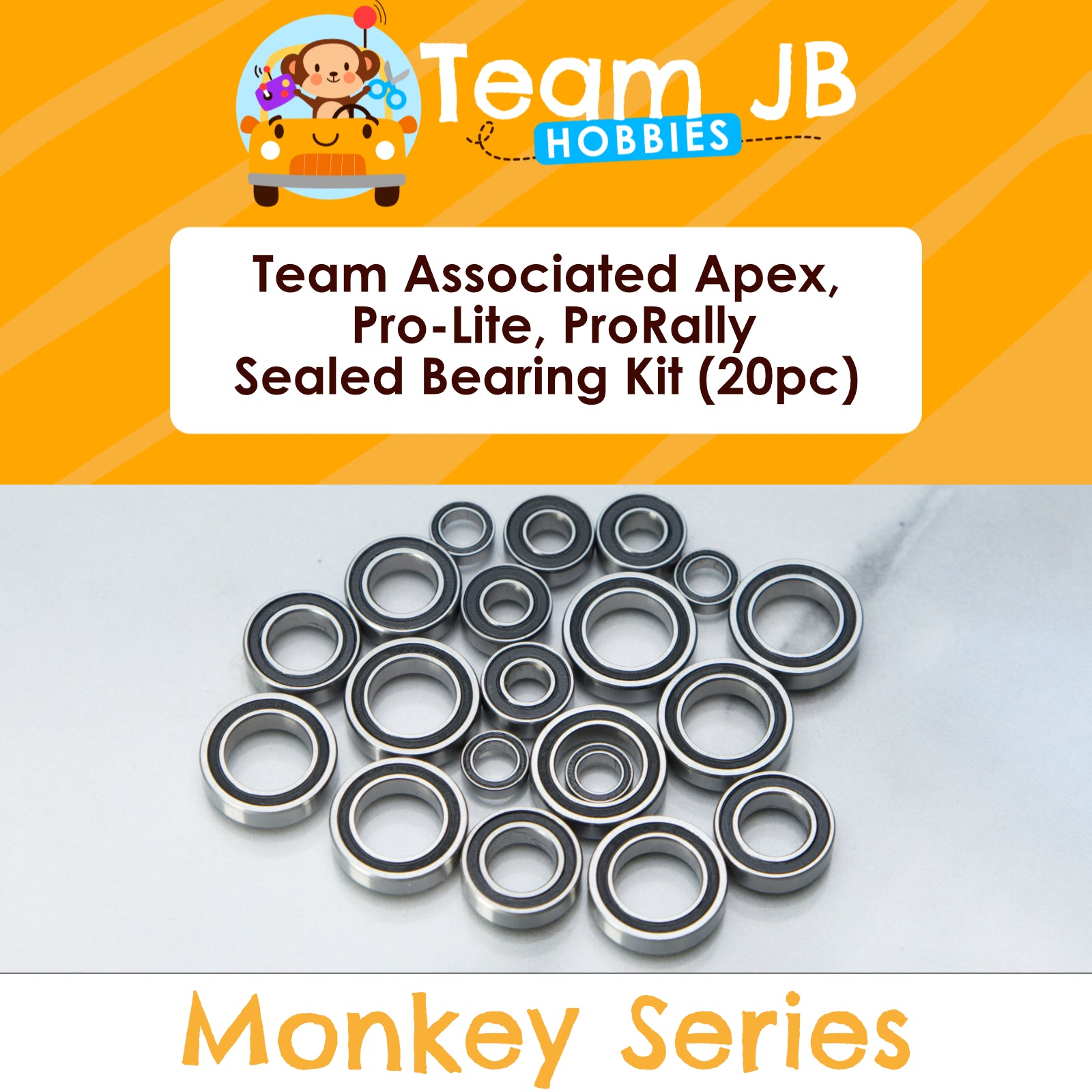 Team Associated Apex Lexus, Scion, Touring, Pro-Lite, ProRally - Sealed Bearing Kit