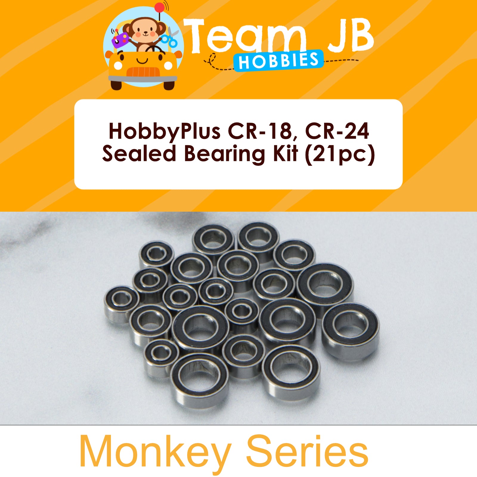 HobbyPlus CR-18, CR-24  - Sealed Bearing Kit